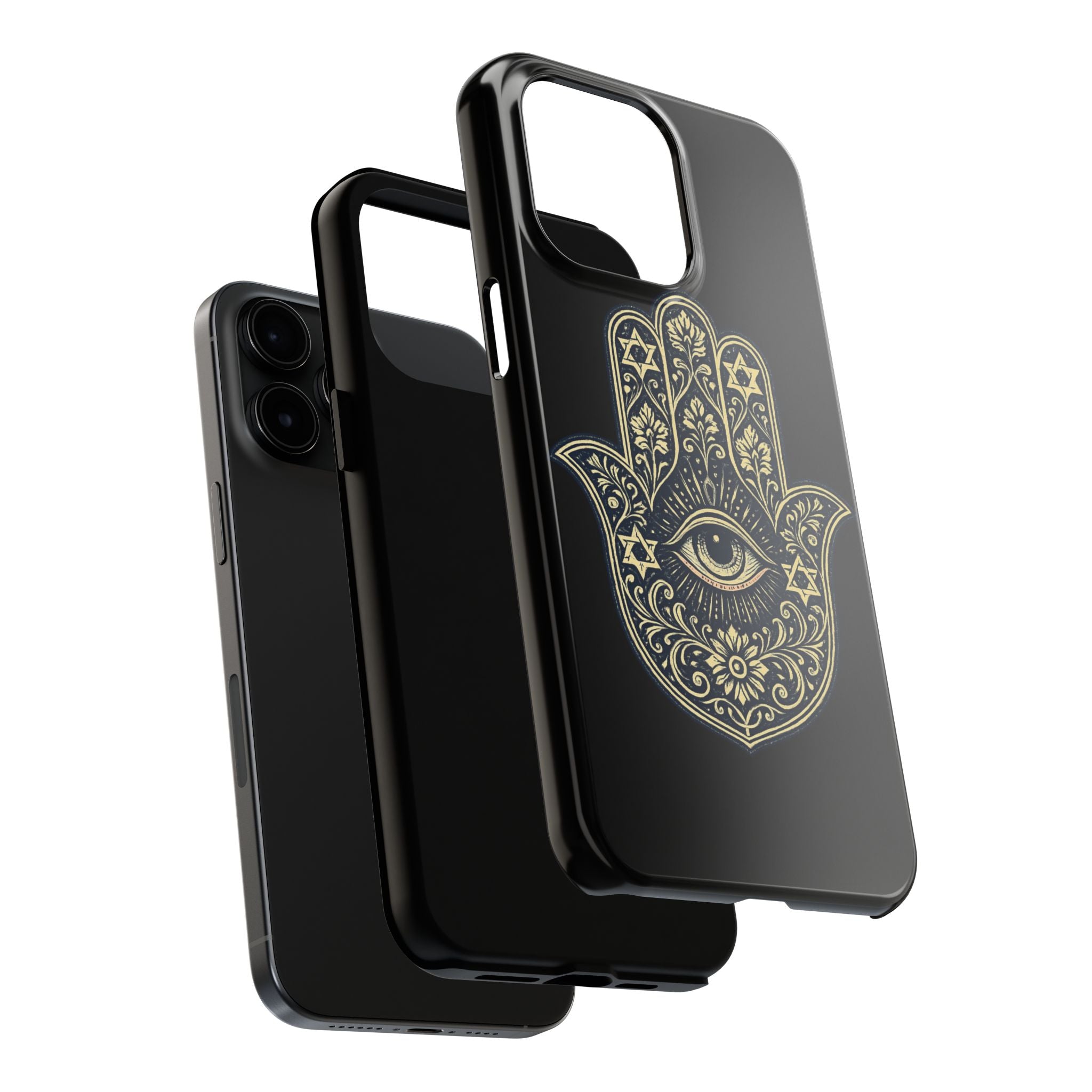 Hamsa Eye Tough Phone Case — Protective Spiritual Phone Cover