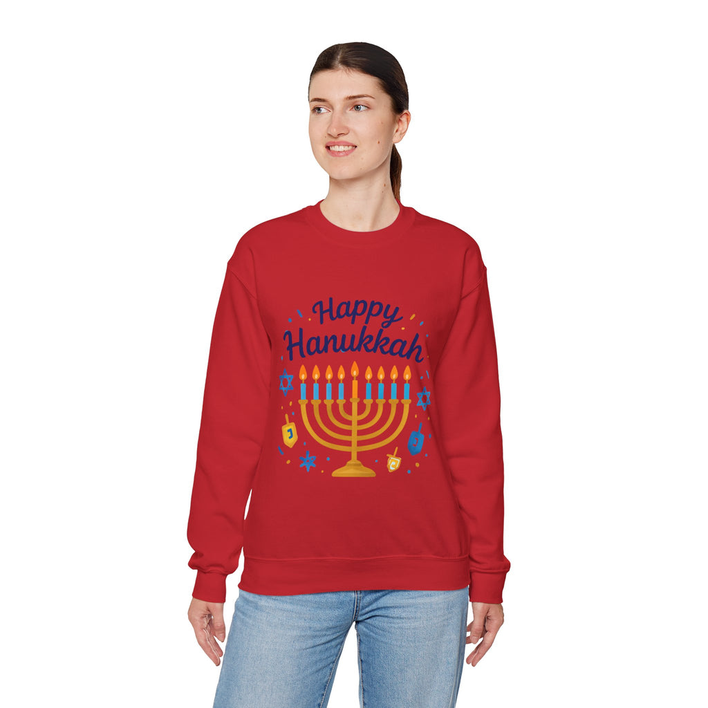 Happy Hanukkah Menorah Sweatshirt