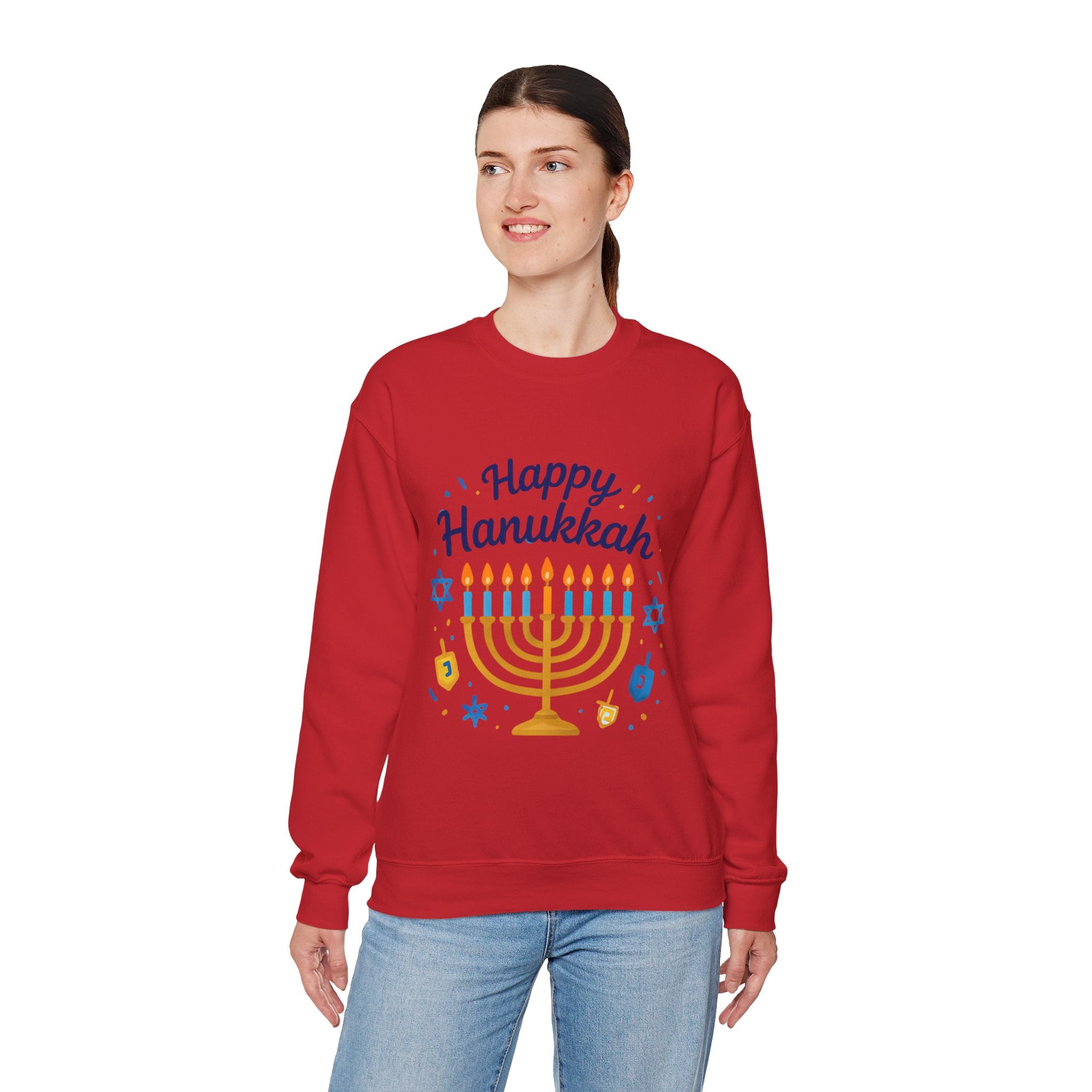 Happy Hanukkah Menorah Sweatshirt
