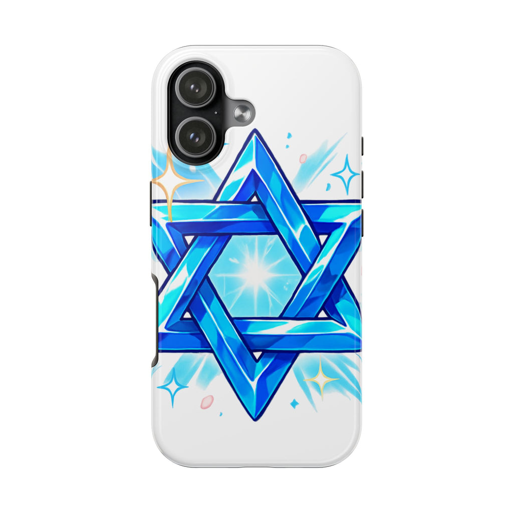 Star of David Blue Phone Case — Jewish Protection Design | Jewish Gift
