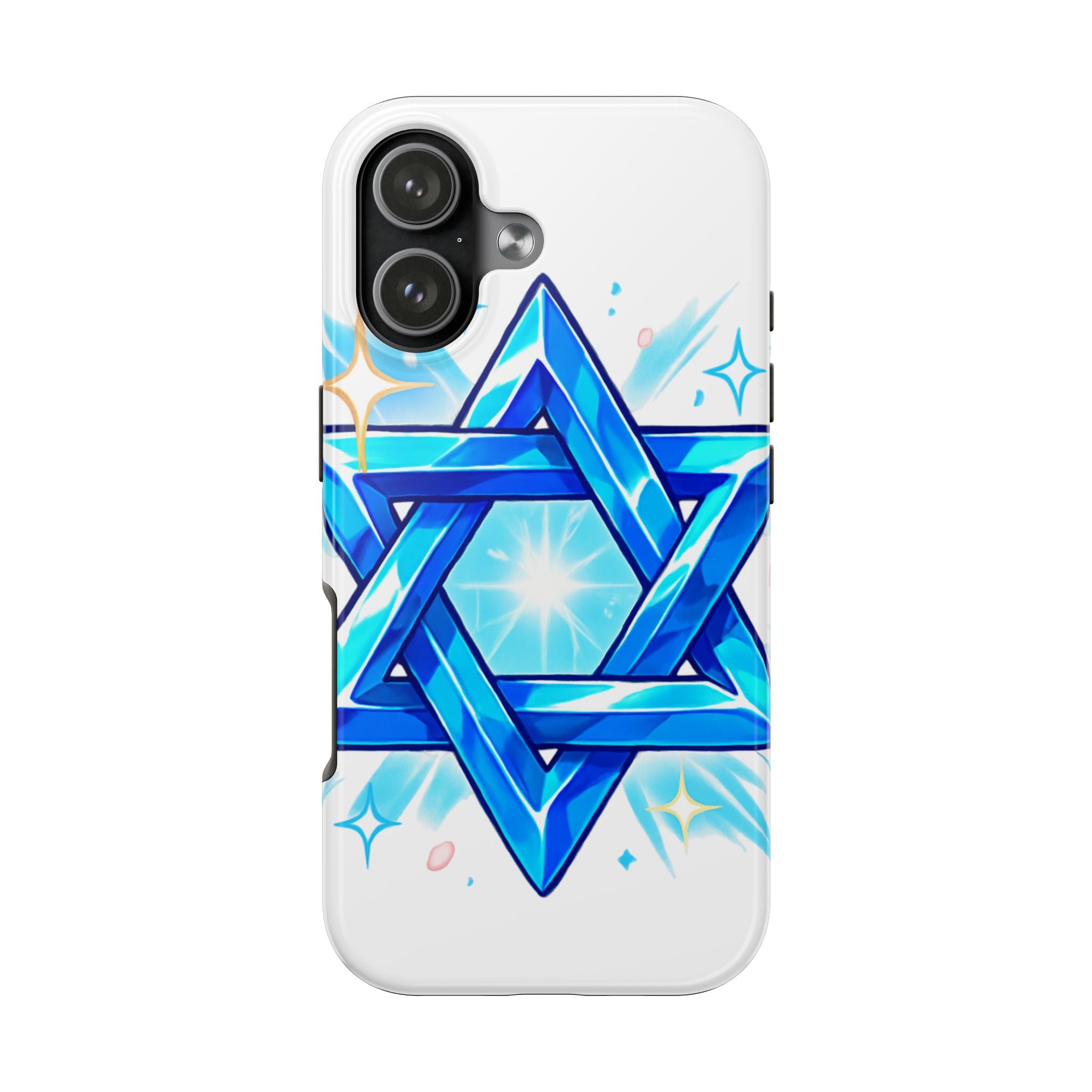 Star of David Blue Phone Case — Jewish Protection Design | Jewish Gift