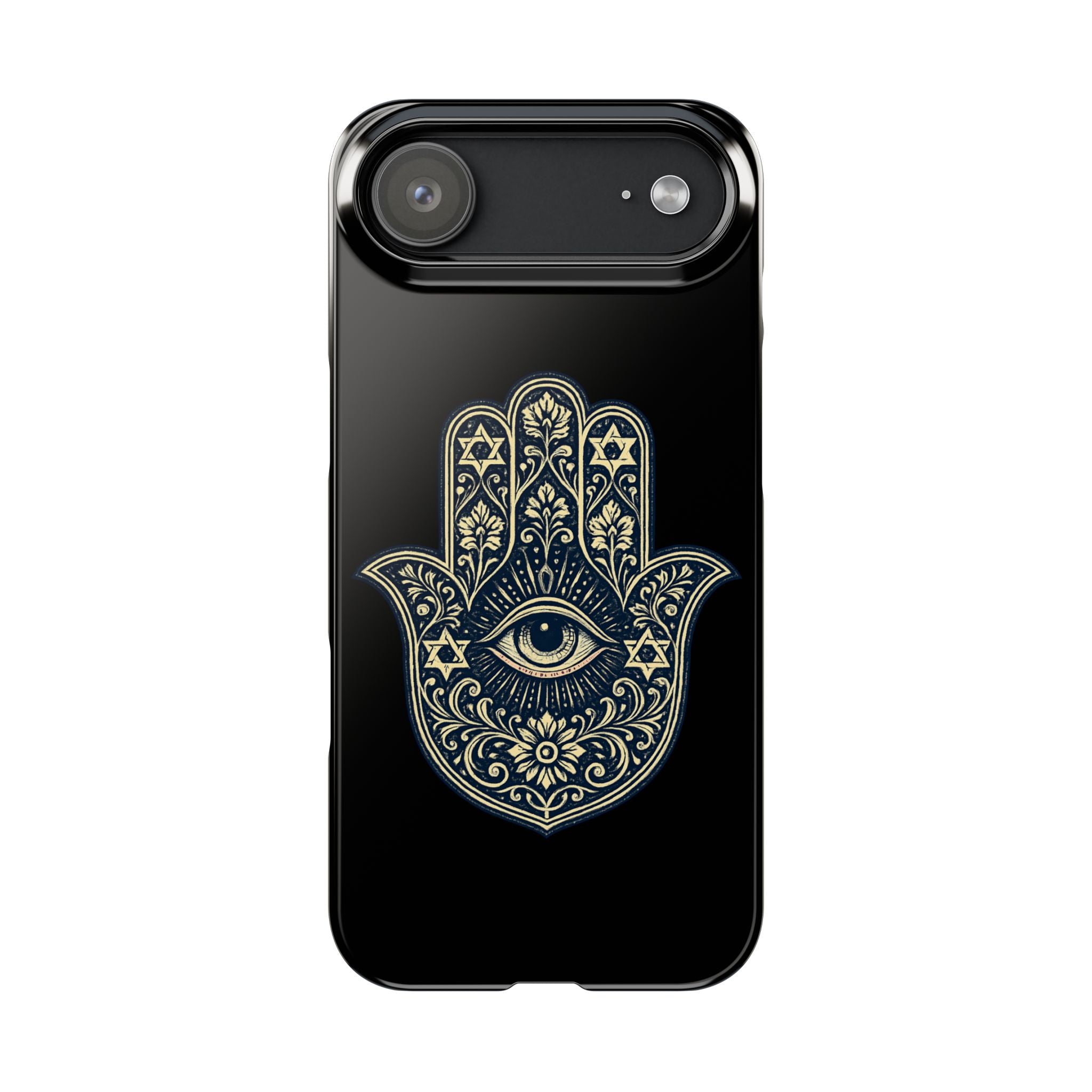 Hamsa Eye Slim Phone Case — Protective Spiritual Hand Design