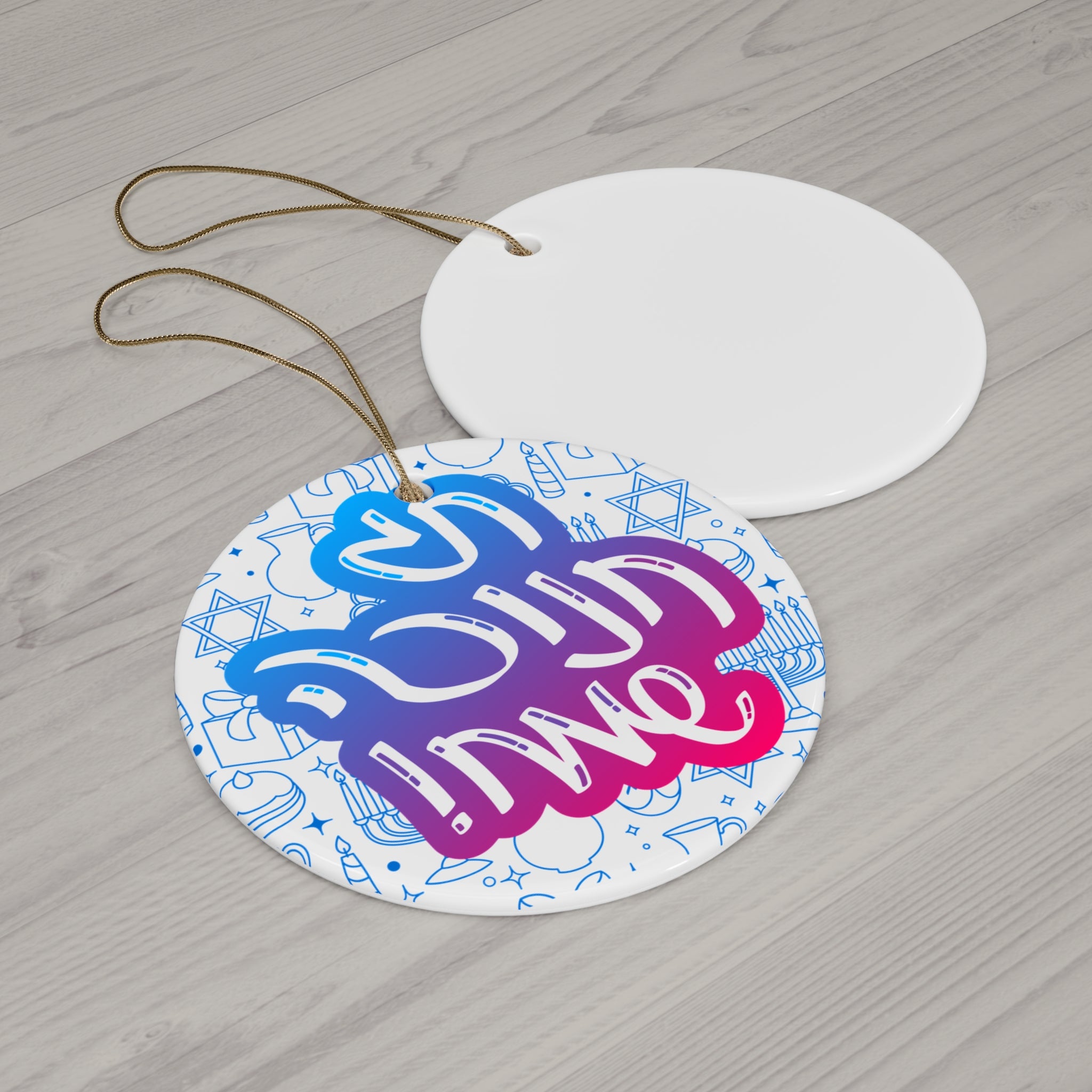 Ceramic Ornament - Hannukah Decoration