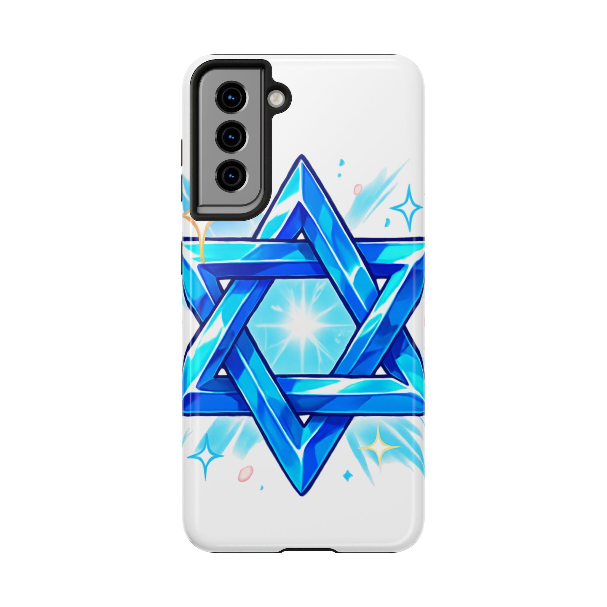 Star of David Blue Phone Case — Jewish Protection Design | Jewish Gift
