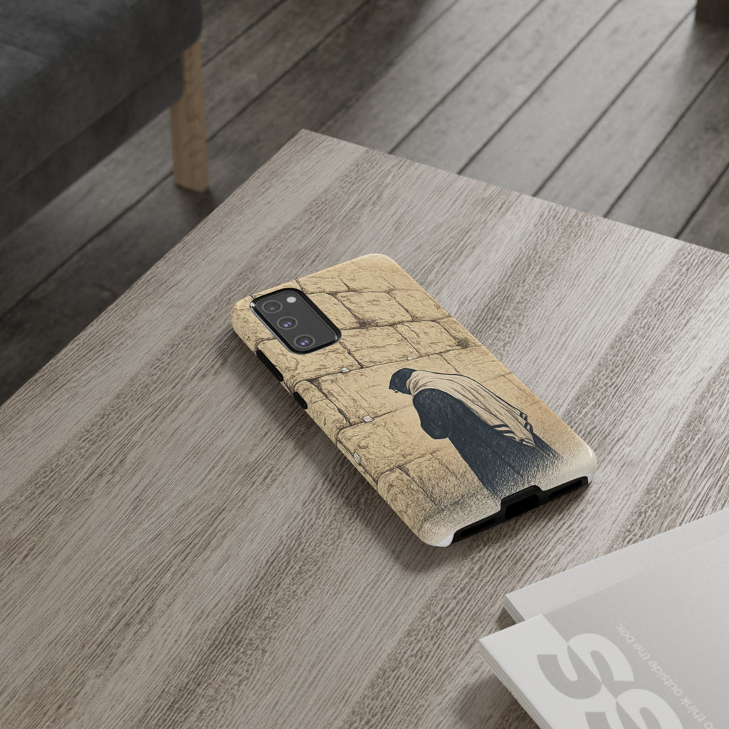 Western Wall Prayer Phone Case — Jewish Prayer Design Tough Cases