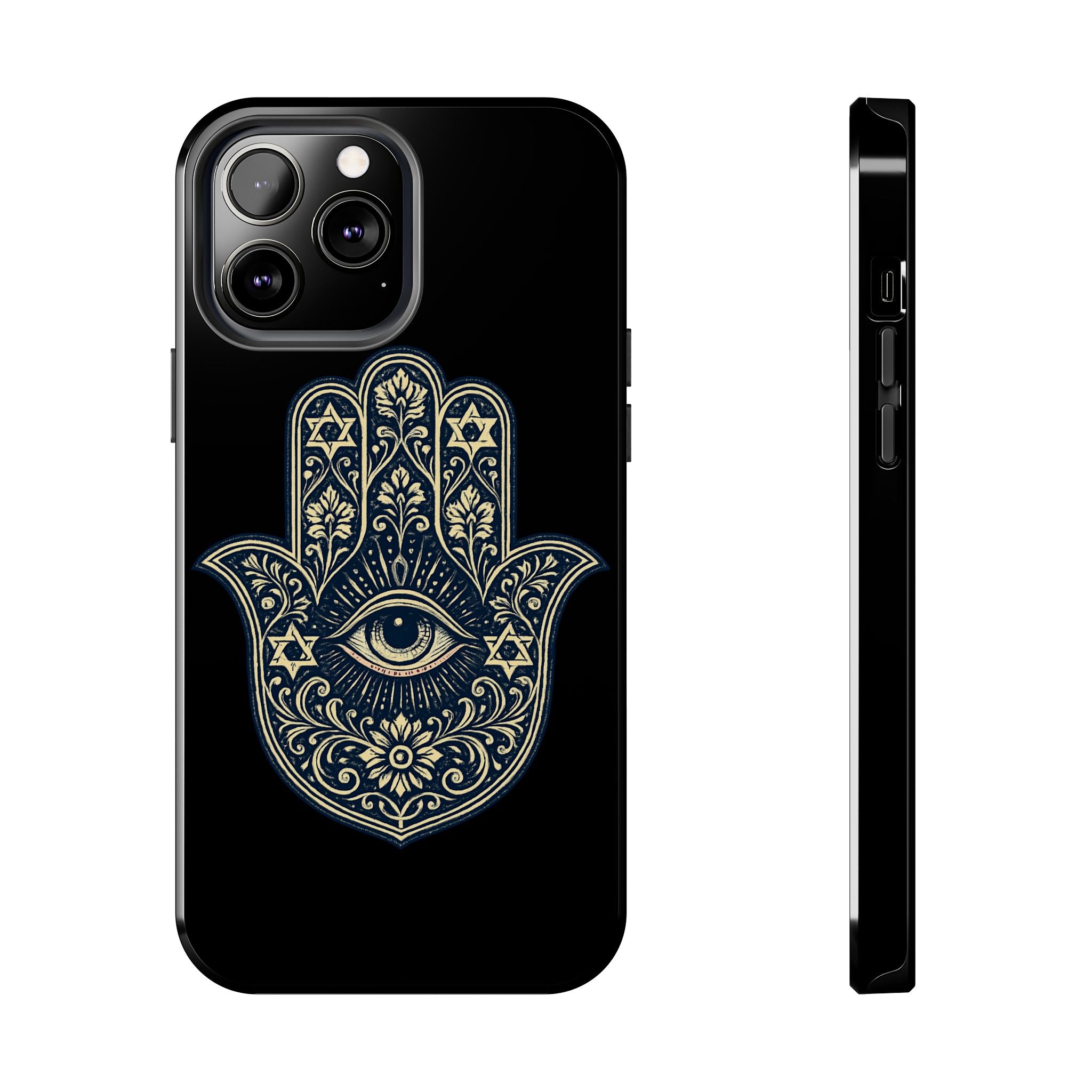 Hamsa Eye Tough Phone Case — Protective Spiritual Phone Cover