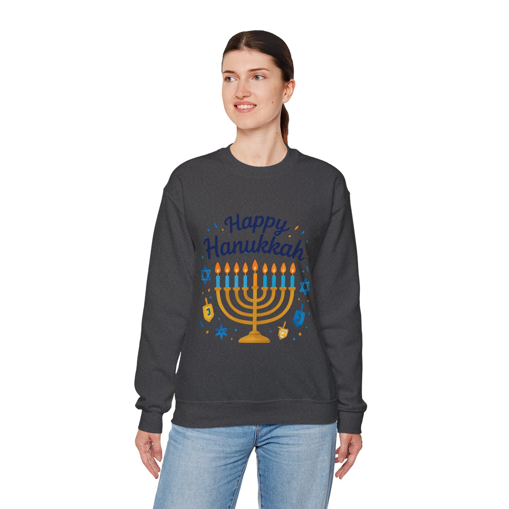 Happy Hanukkah Menorah Sweatshirt