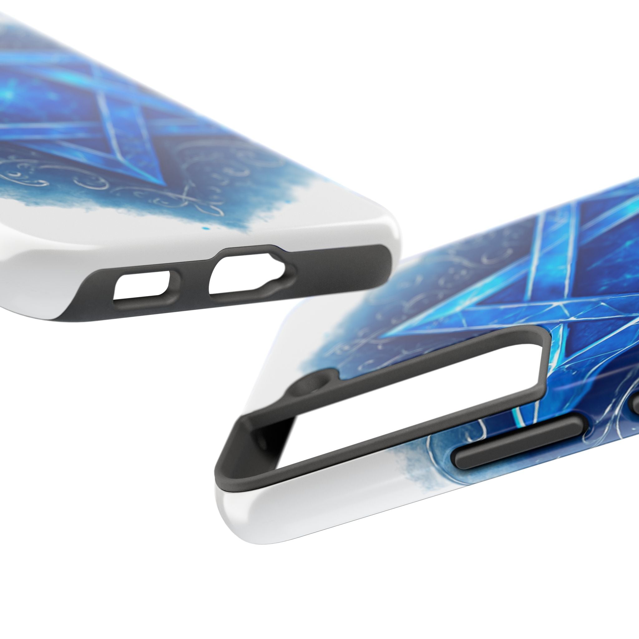 Jewish Star of David Blue Watercolor Tough Phone Case — Protective Jewish Symbol Phone Cover