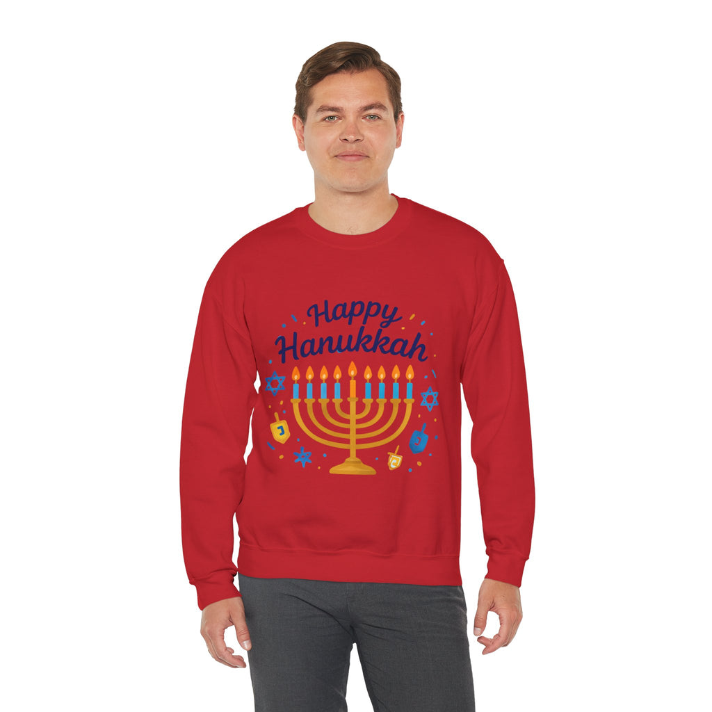 Happy Hanukkah Menorah Sweatshirt