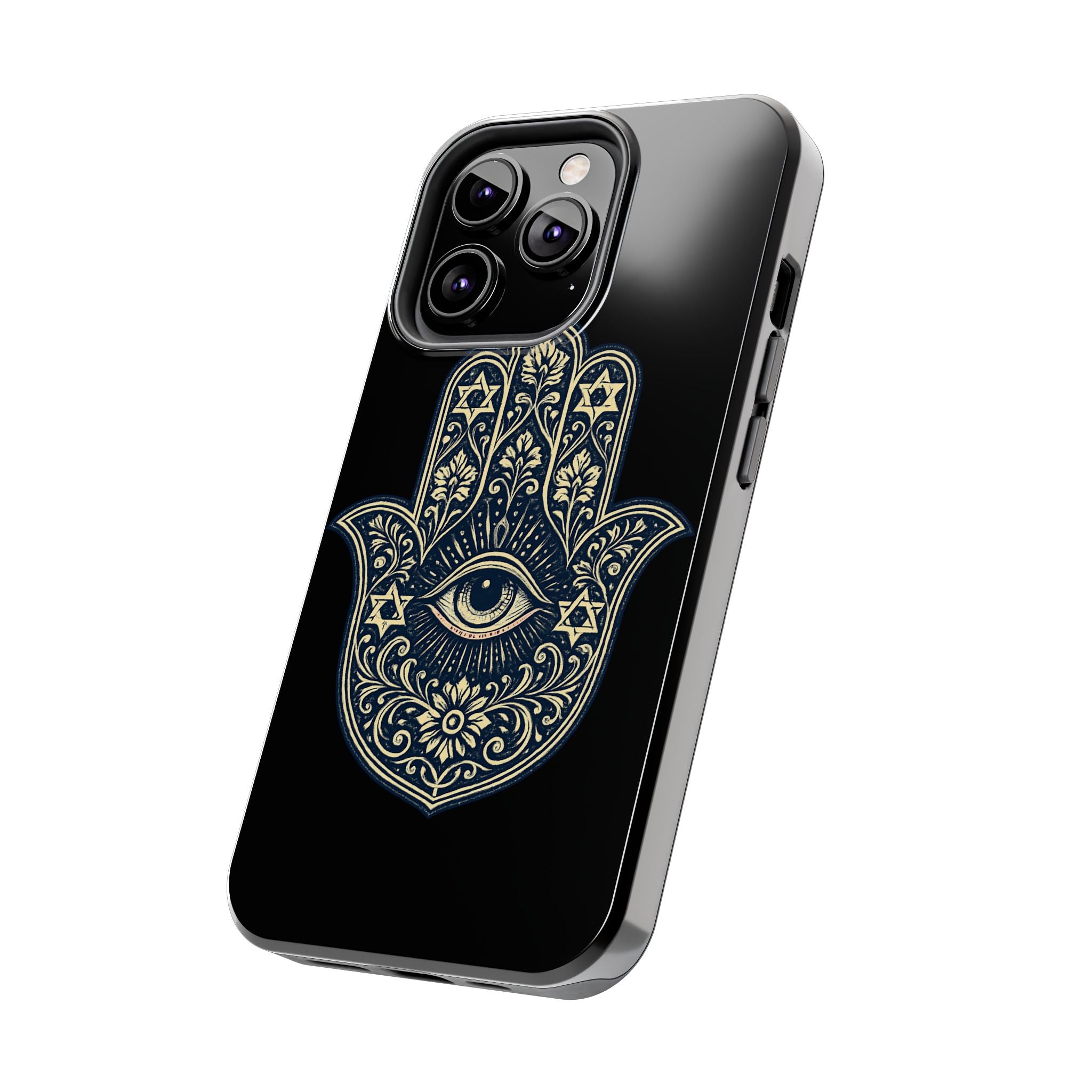 Hamsa Eye Tough Phone Case — Protective Spiritual Phone Cover
