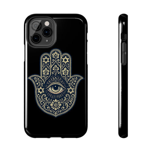 Hamsa Eye Tough Phone Case — Protective Spiritual Phone Cover