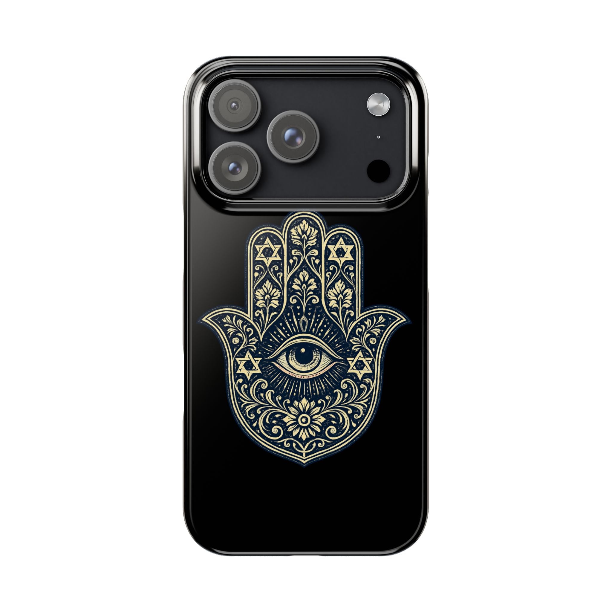 Hamsa Eye Slim Phone Case — Protective Spiritual Hand Design