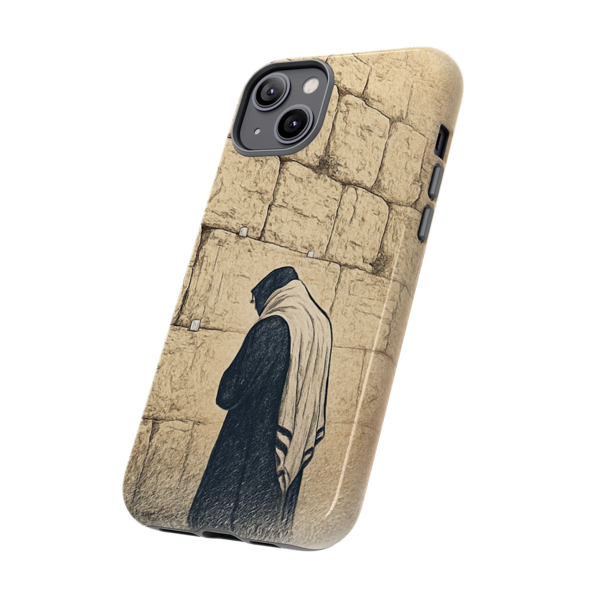 Western Wall Prayer Phone Case — Jewish Prayer Design Tough Cases