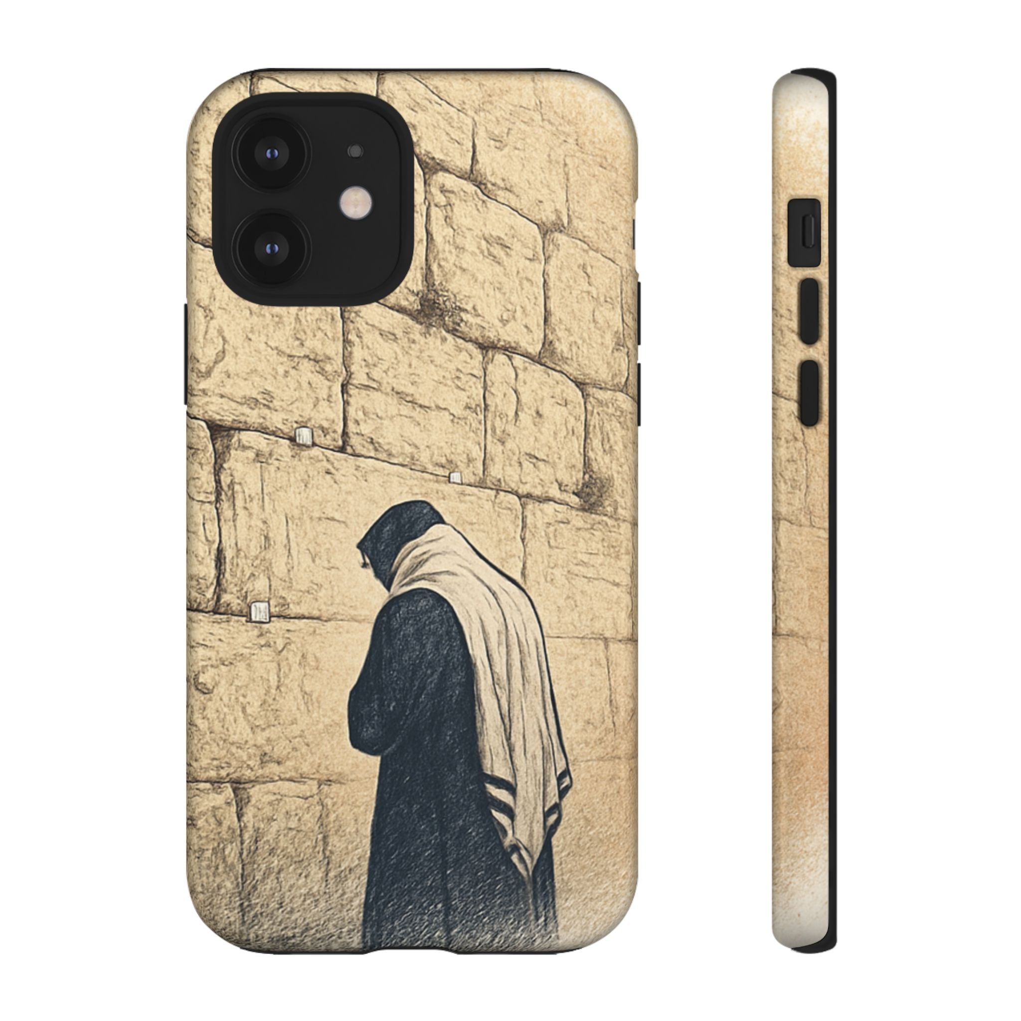 Western Wall Prayer Phone Case — Jewish Prayer Design Tough Cases