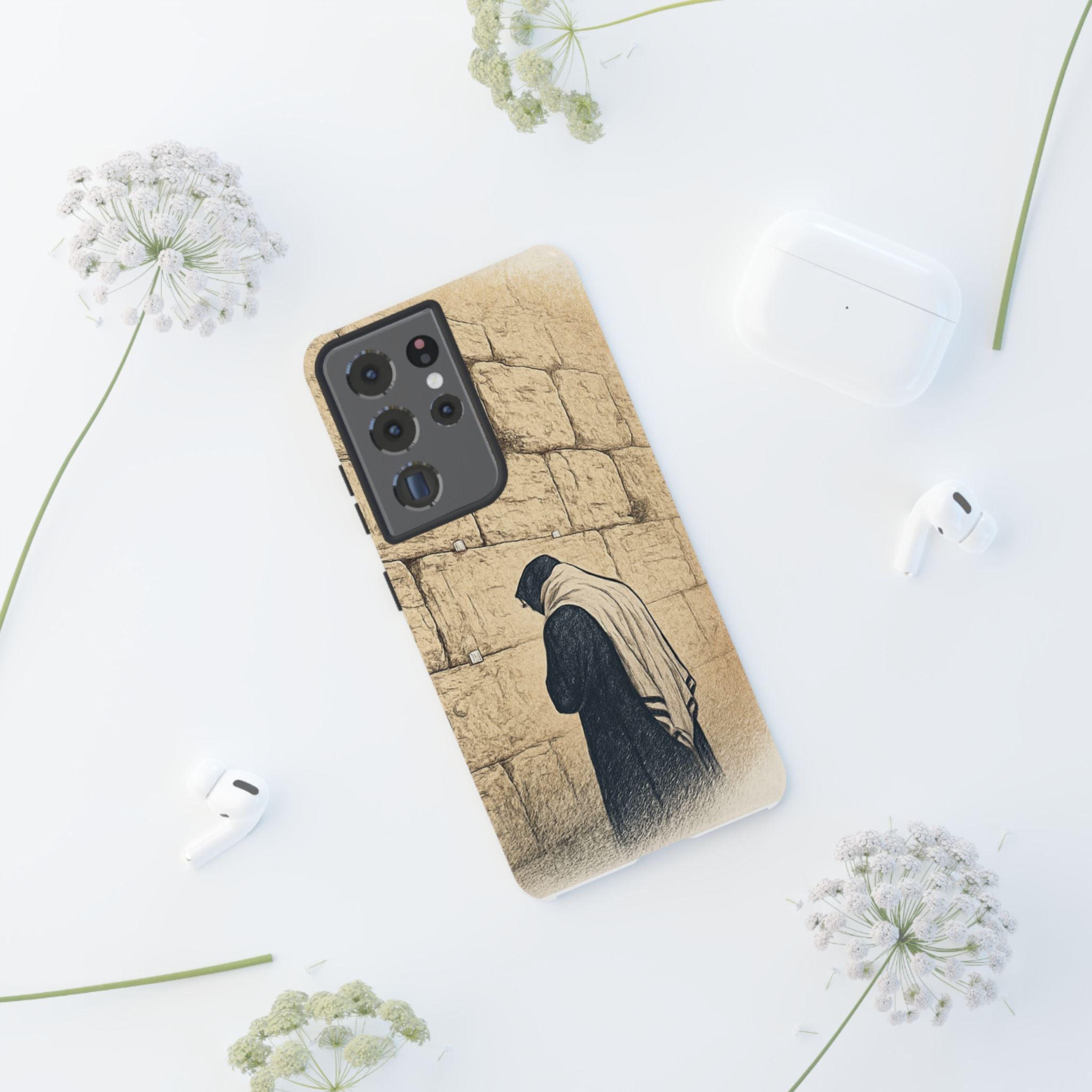 Western Wall Prayer Phone Case — Jewish Prayer Design Tough Cases