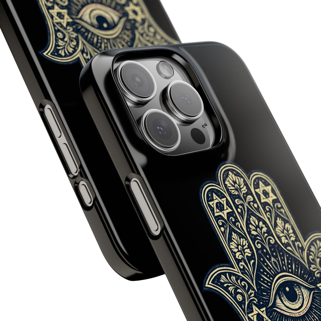 Hamsa Eye Slim Phone Case — Protective Spiritual Hand Design