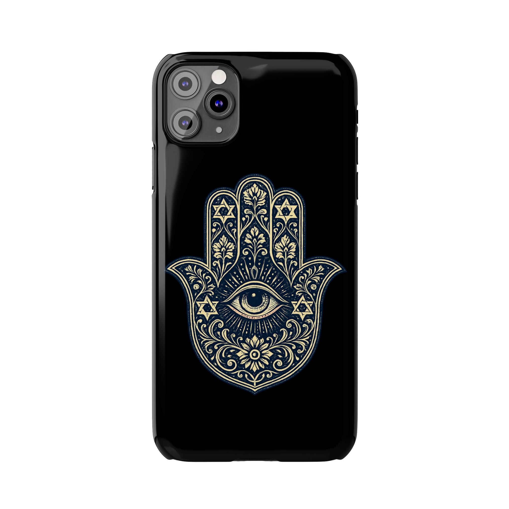 Hamsa Eye Slim Phone Case — Protective Spiritual Hand Design