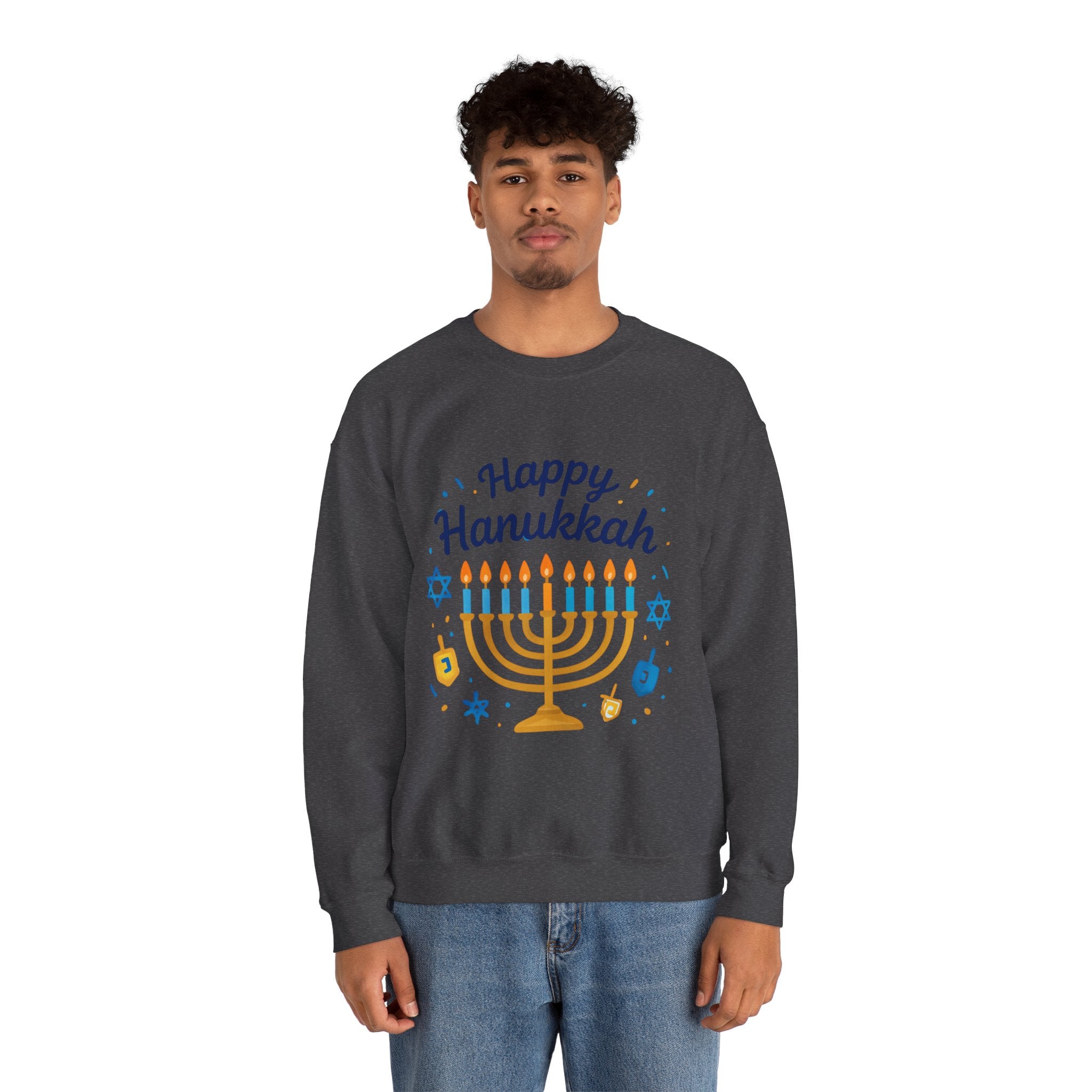 Happy Hanukkah Menorah Sweatshirt
