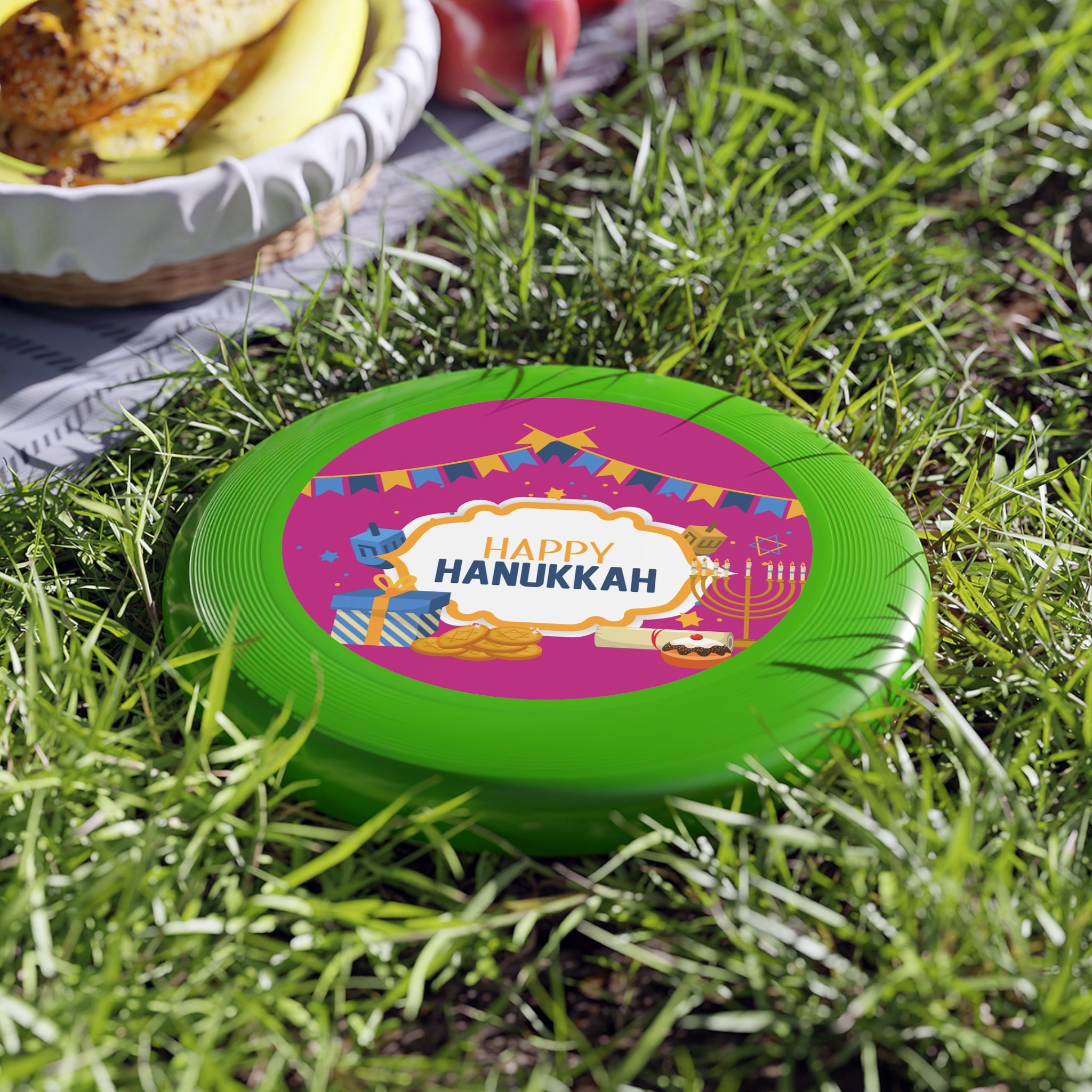 Hanukkah Frisbee — Happy Hanukkah Holiday Flying Disc