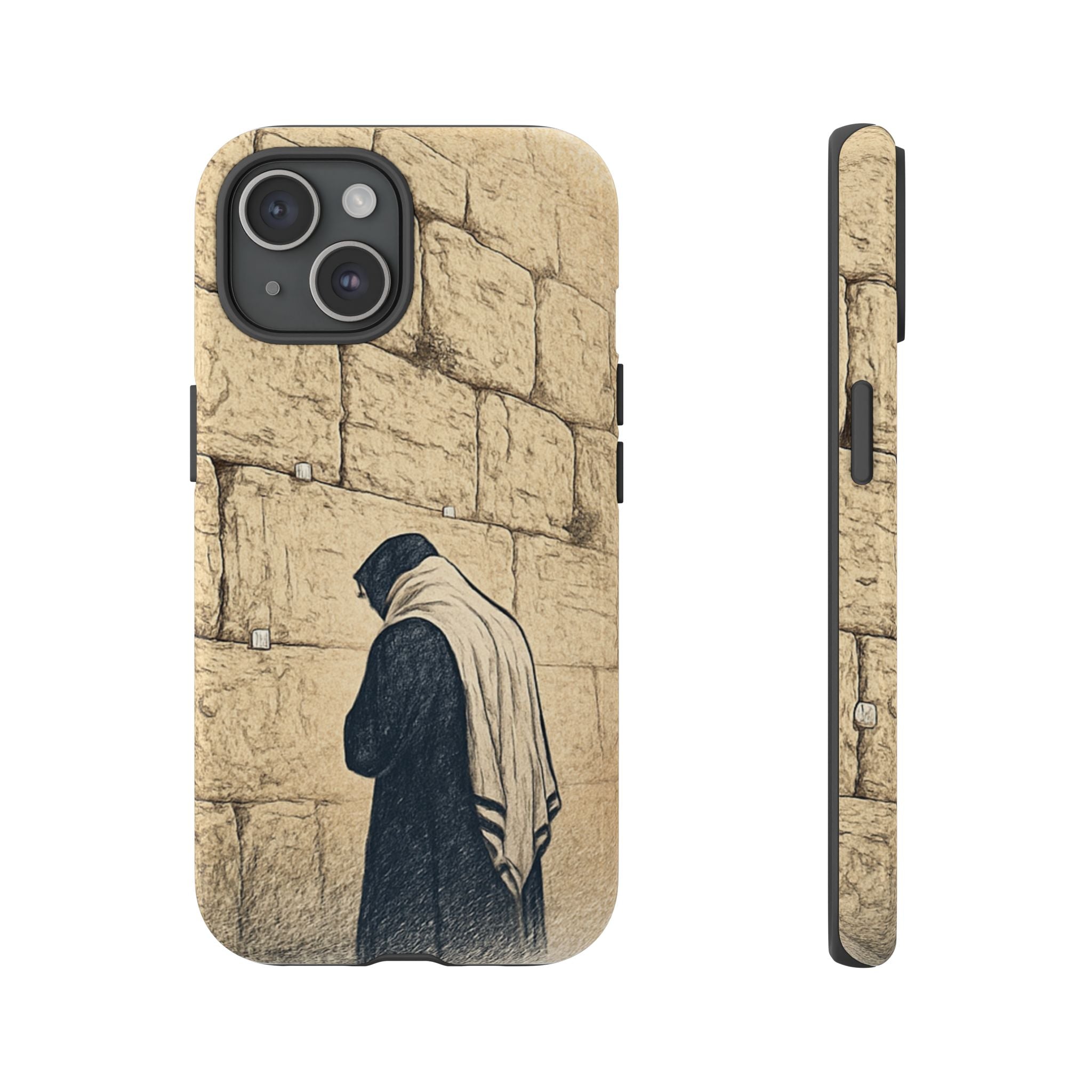 Western Wall Prayer Phone Case — Jewish Prayer Design Tough Cases