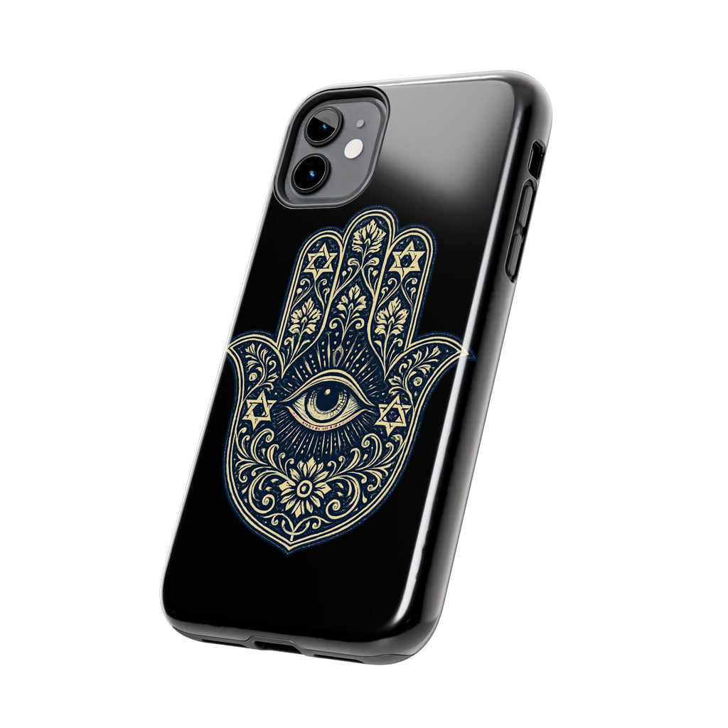 Hamsa Eye Tough Phone Case — Protective Spiritual Phone Cover