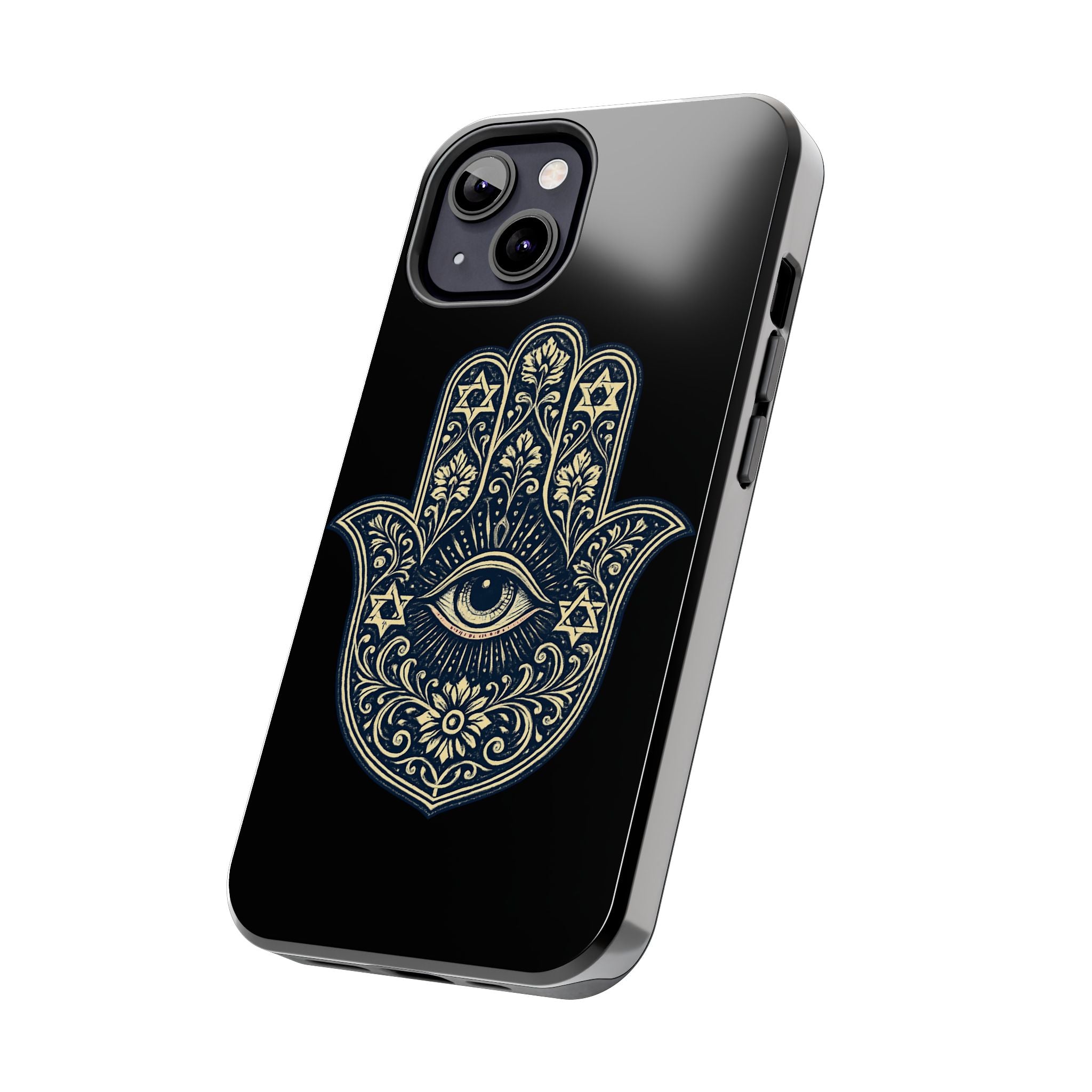 Hamsa Eye Tough Phone Case — Protective Spiritual Phone Cover