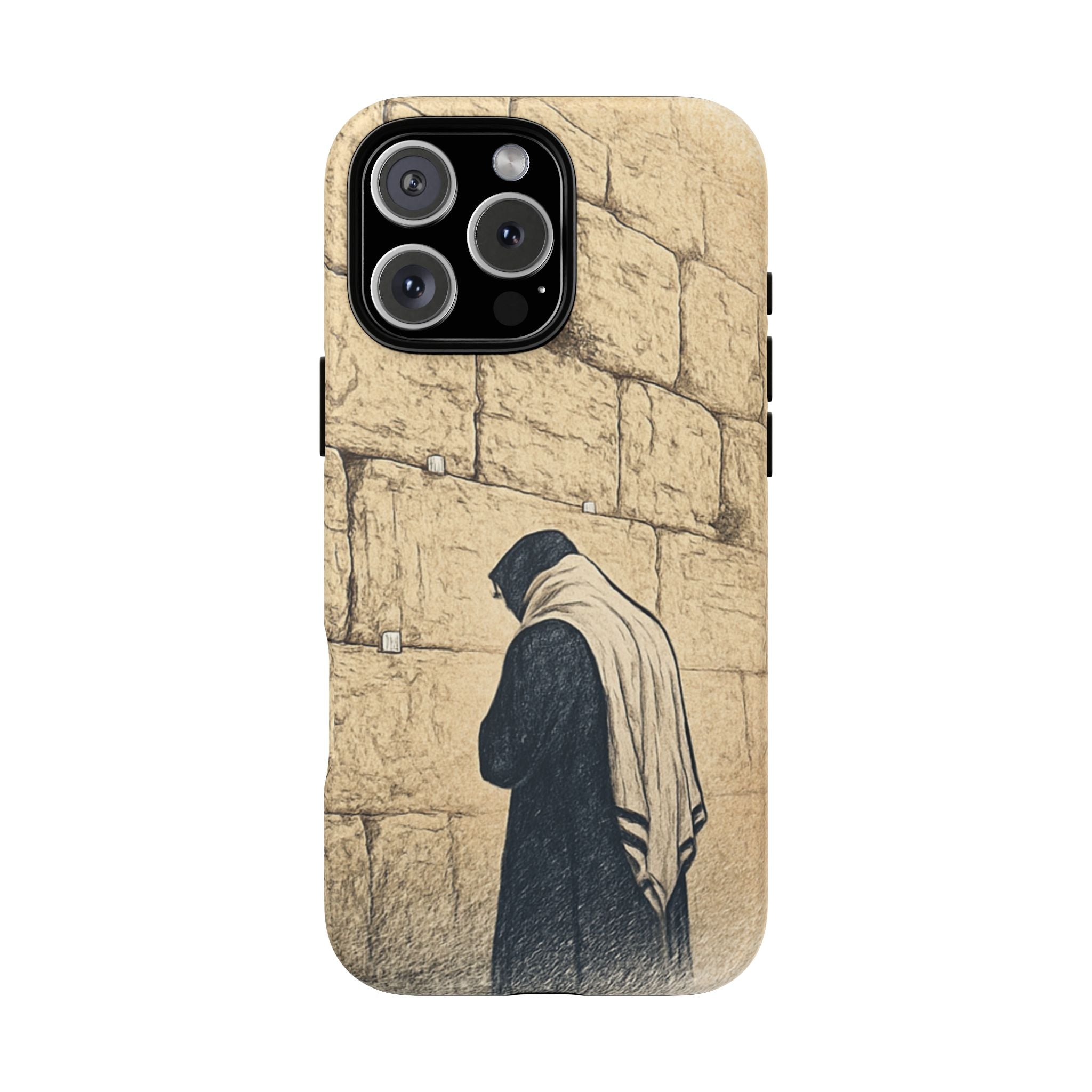 Western Wall Prayer Phone Case — Jewish Prayer Design Tough Cases
