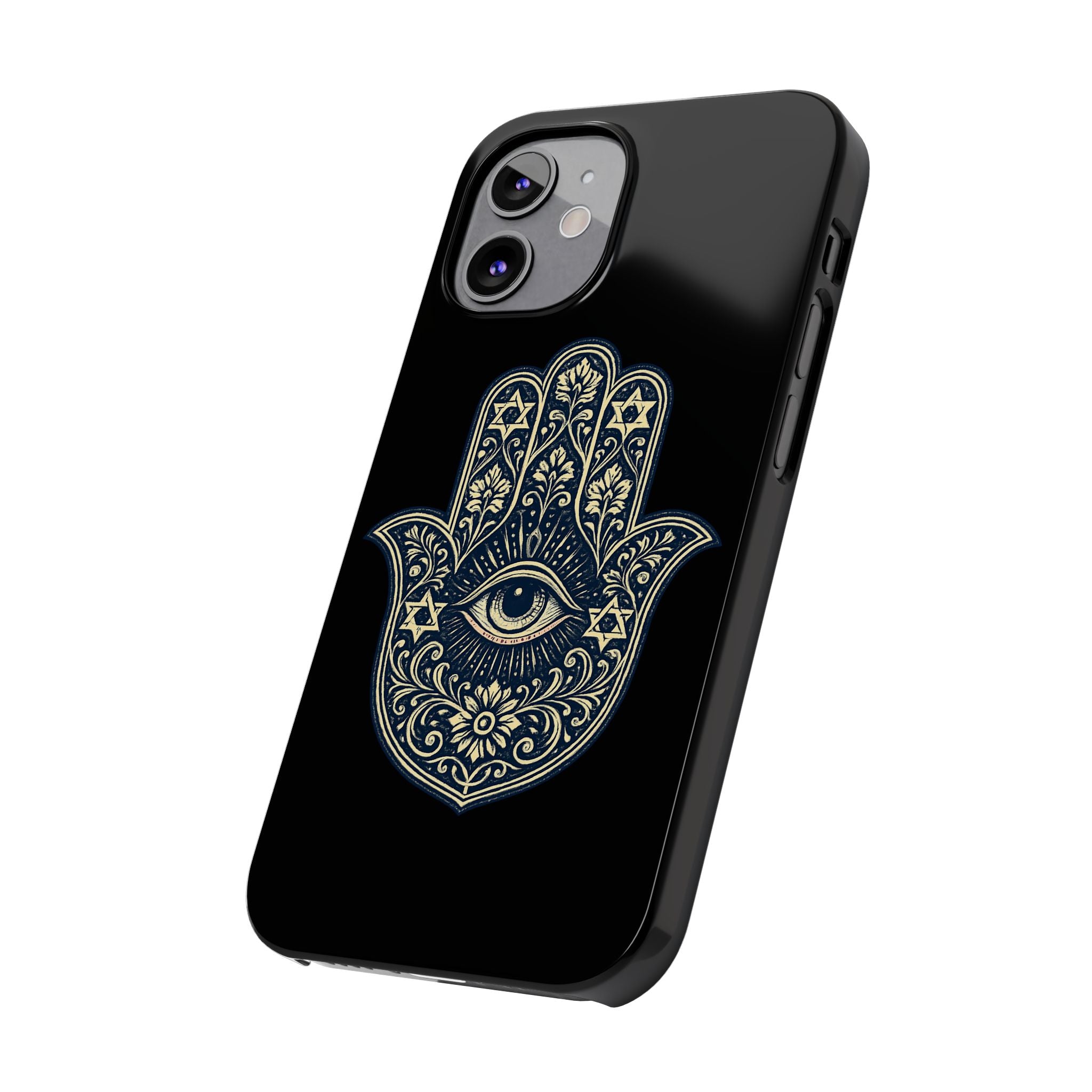 Hamsa Eye Slim Phone Case — Protective Spiritual Hand Design