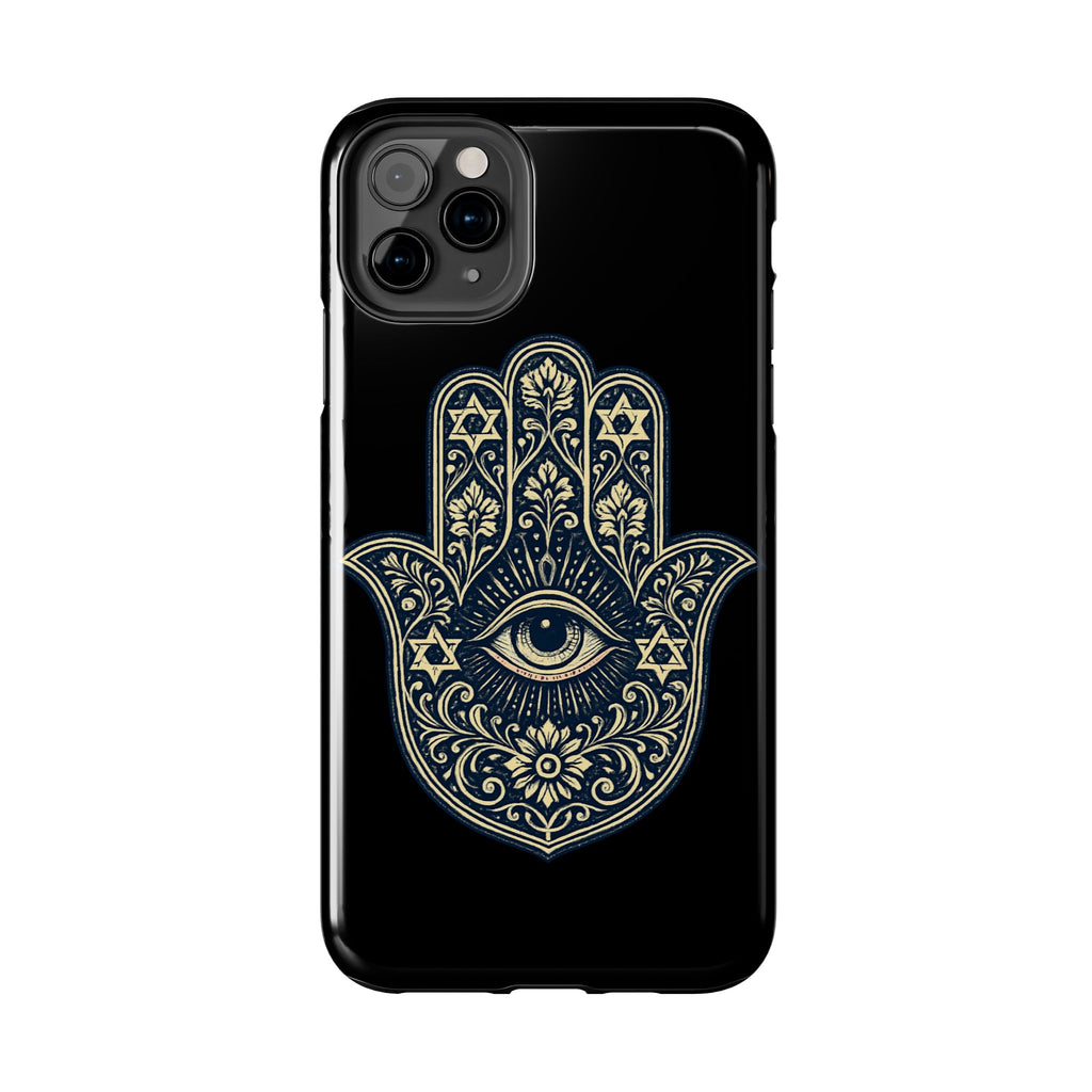 Hamsa Eye Tough Phone Case — Protective Spiritual Phone Cover
