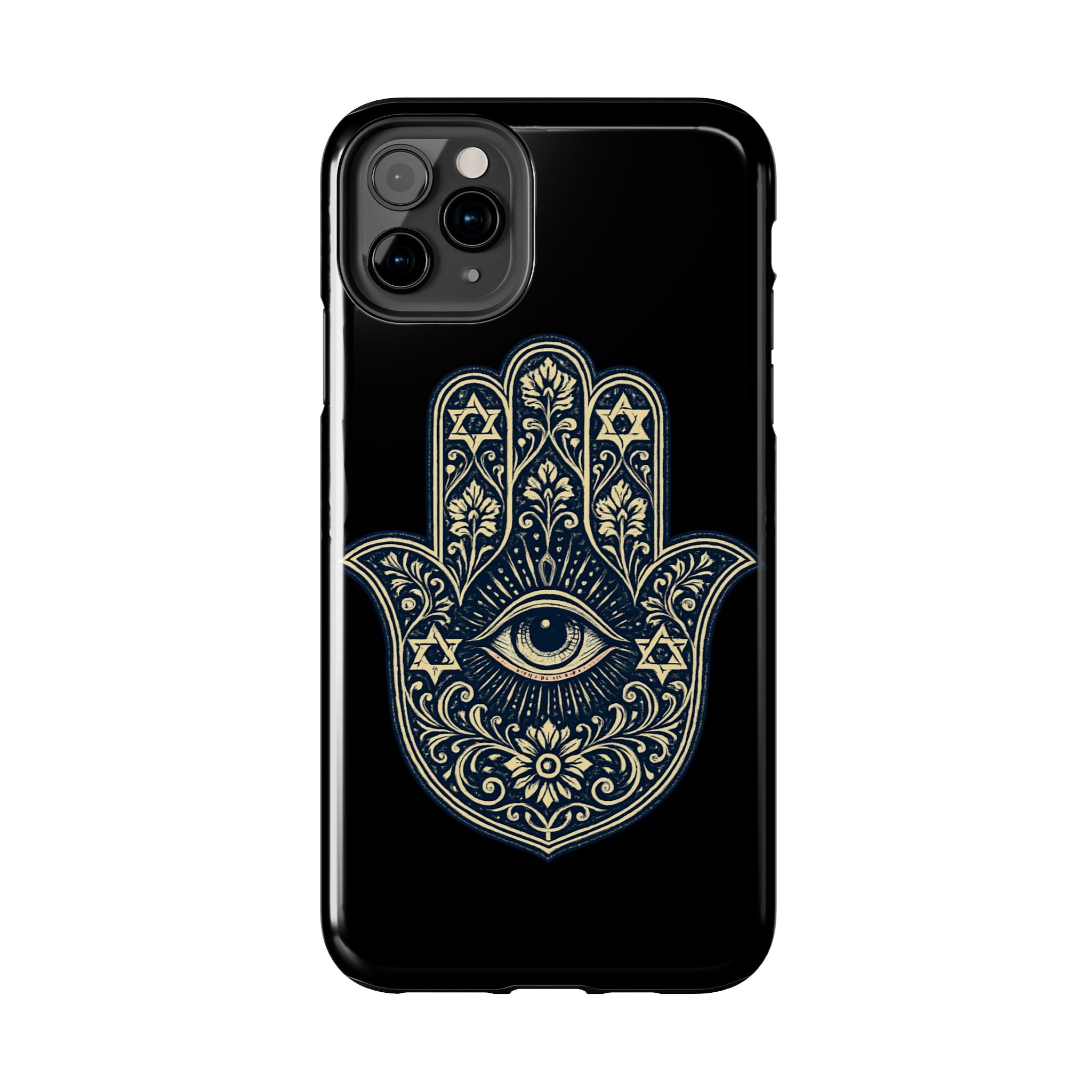 Hamsa Eye Tough Phone Case — Protective Spiritual Phone Cover