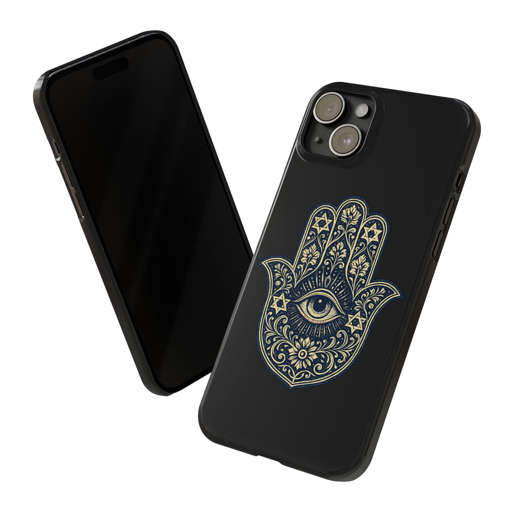 Hamsa Eye Slim Phone Case — Protective Spiritual Hand Design