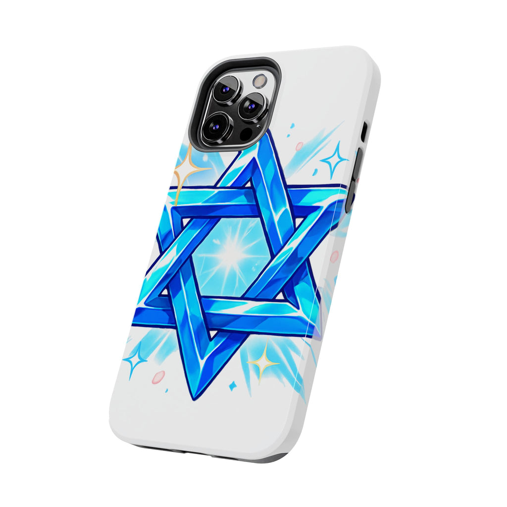Star of David Blue Phone Case — Jewish Protection Design | Jewish Gift
