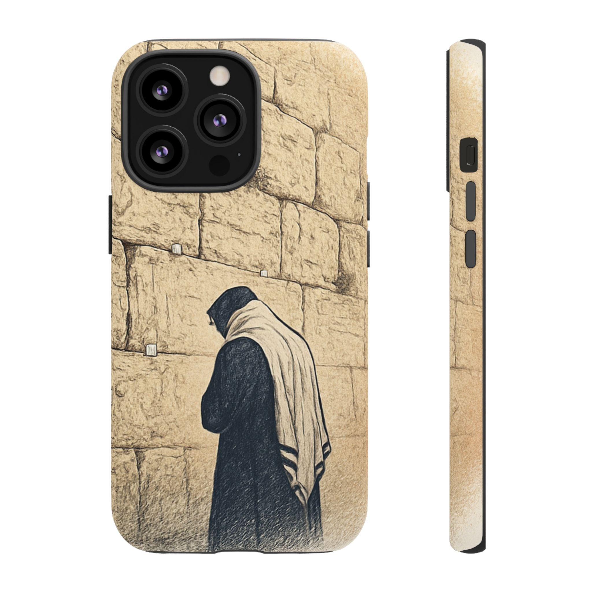 Western Wall Prayer Phone Case — Jewish Prayer Design Tough Cases
