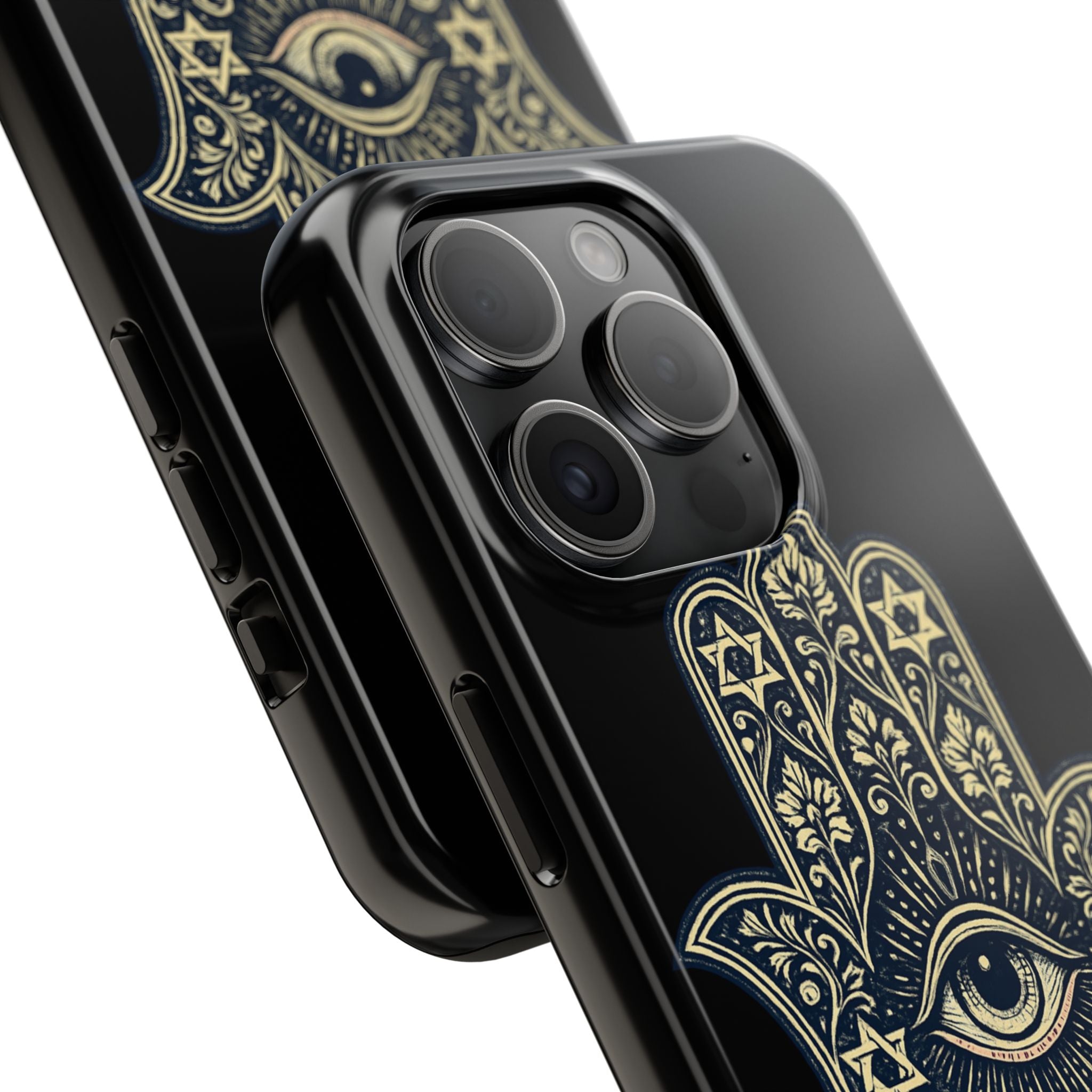 Hamsa Eye Tough Phone Case — Protective Spiritual Phone Cover