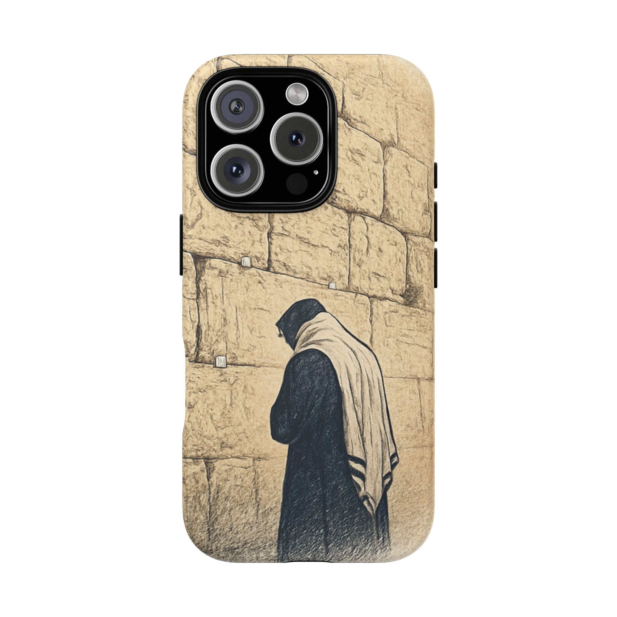 Western Wall Prayer Phone Case — Jewish Prayer Design Tough Cases