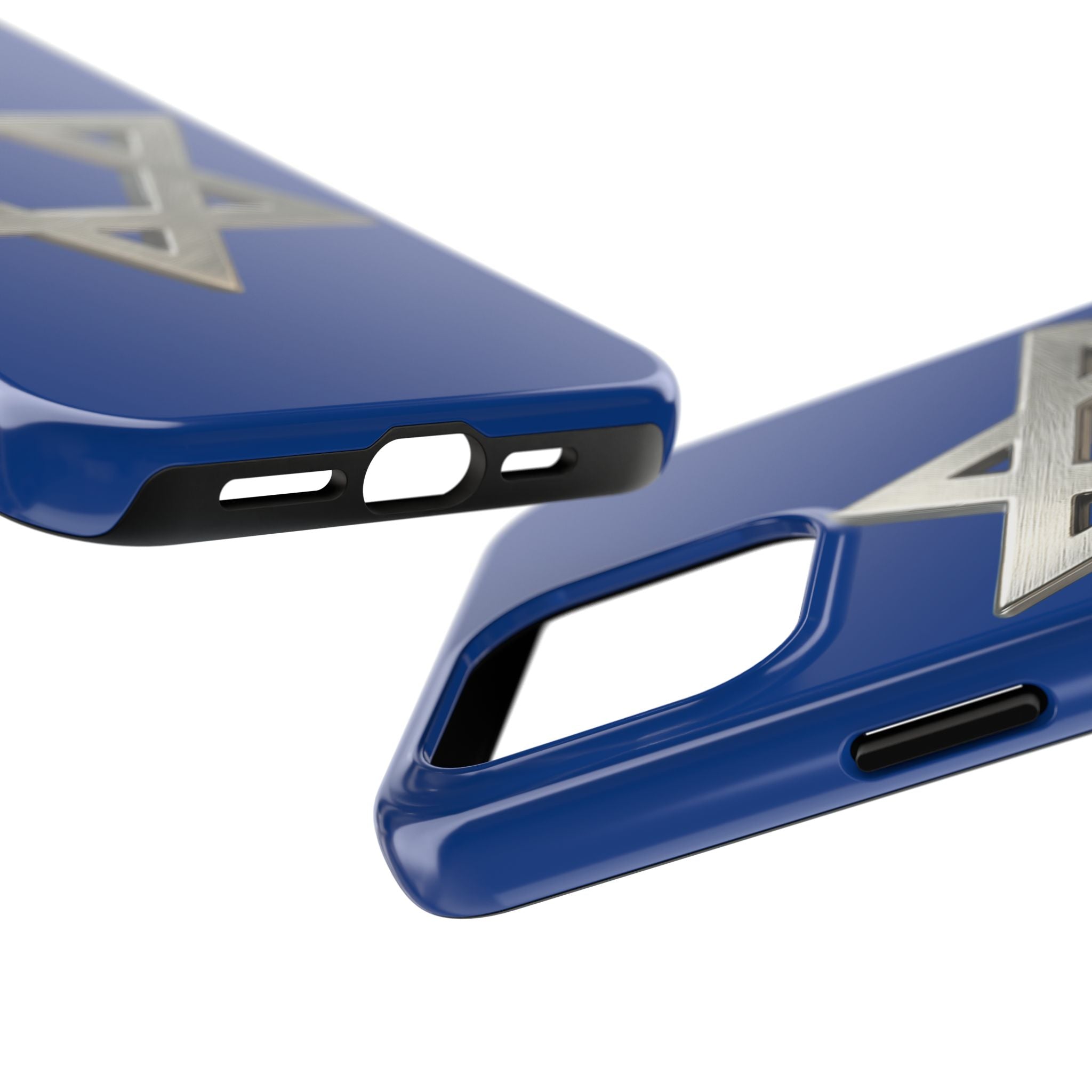 Jewish Blue Phone Case with Silver Star of David – Tough Protective Jewish Religious Design