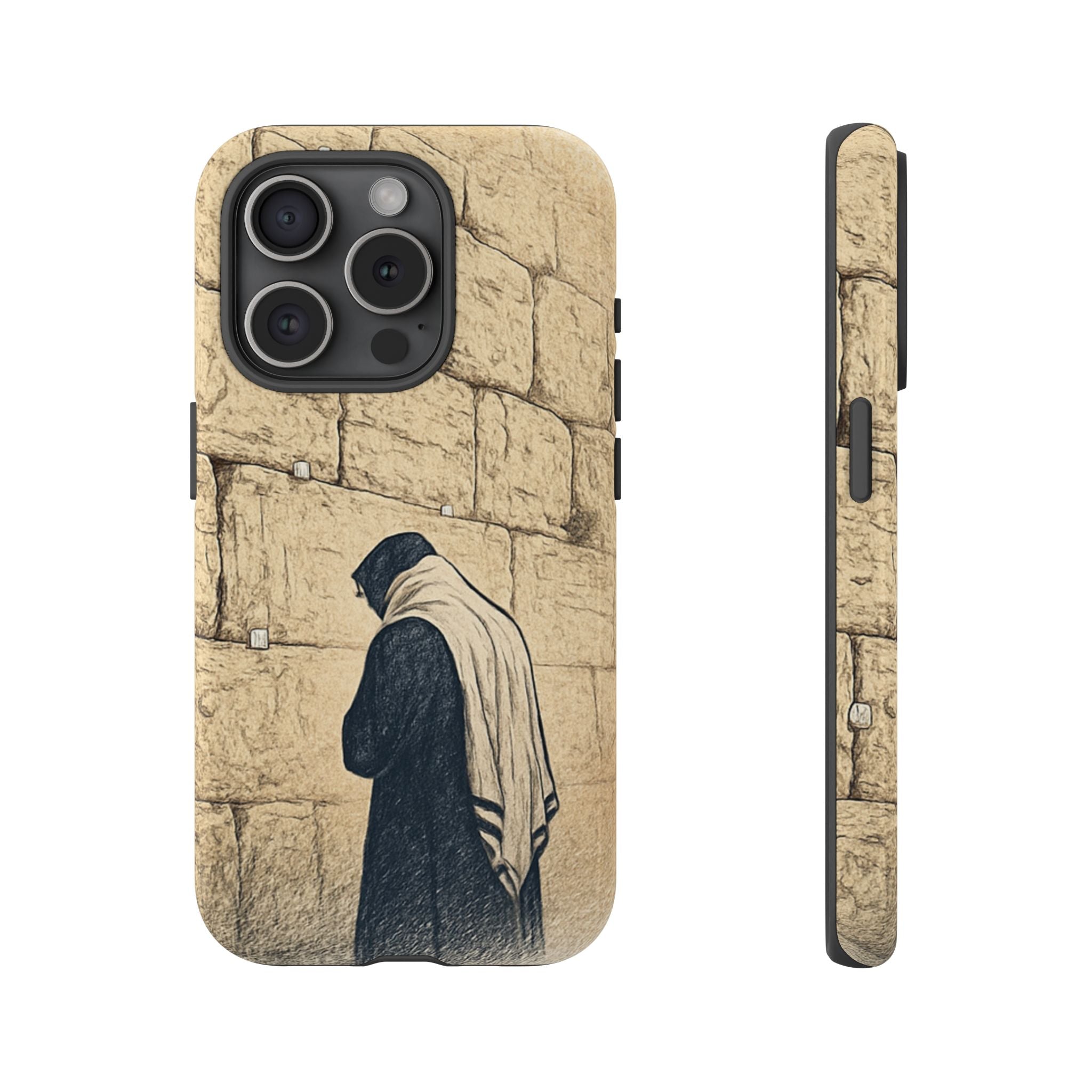 Western Wall Prayer Phone Case — Jewish Prayer Design Tough Cases