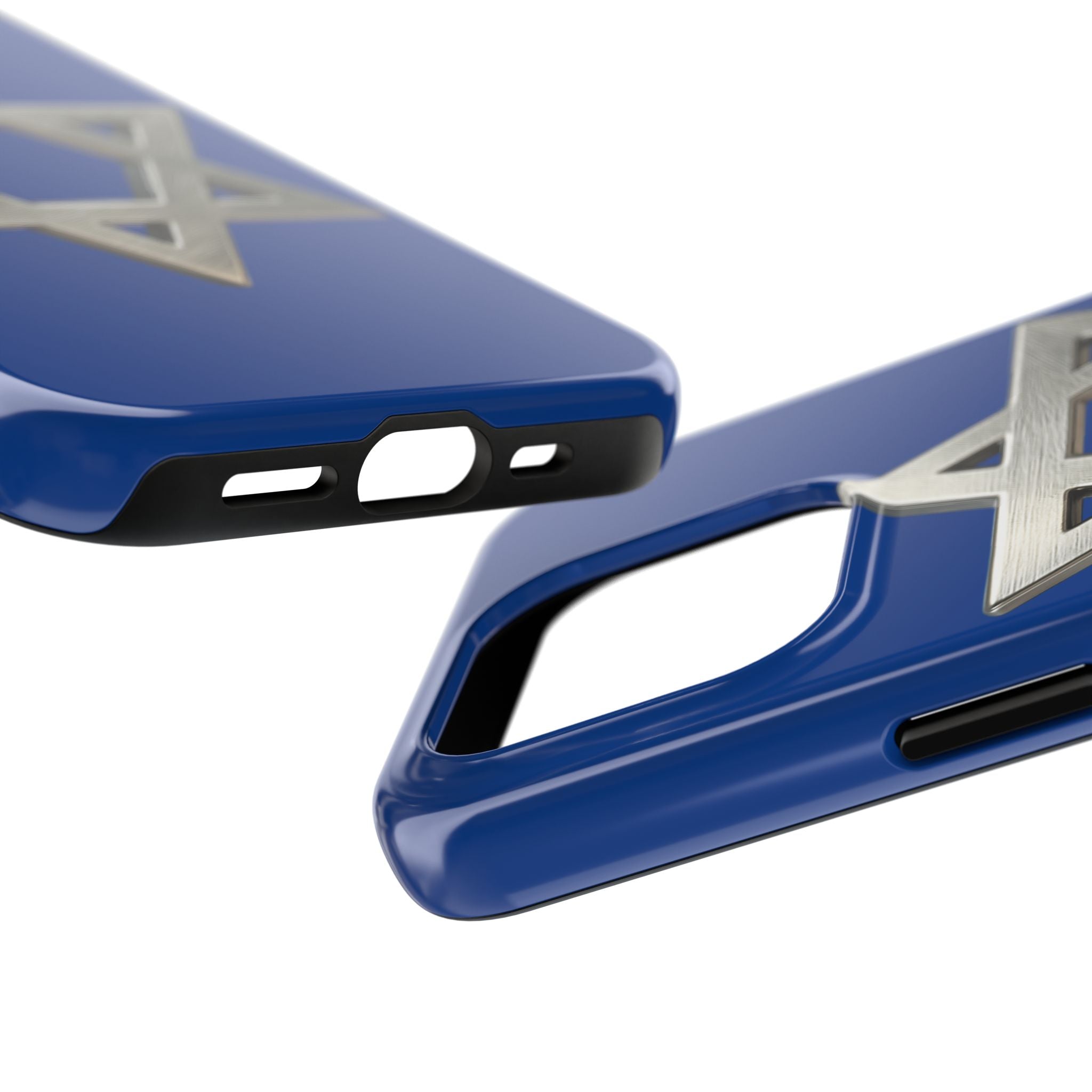 Jewish Blue Phone Case with Silver Star of David – Tough Protective Jewish Religious Design