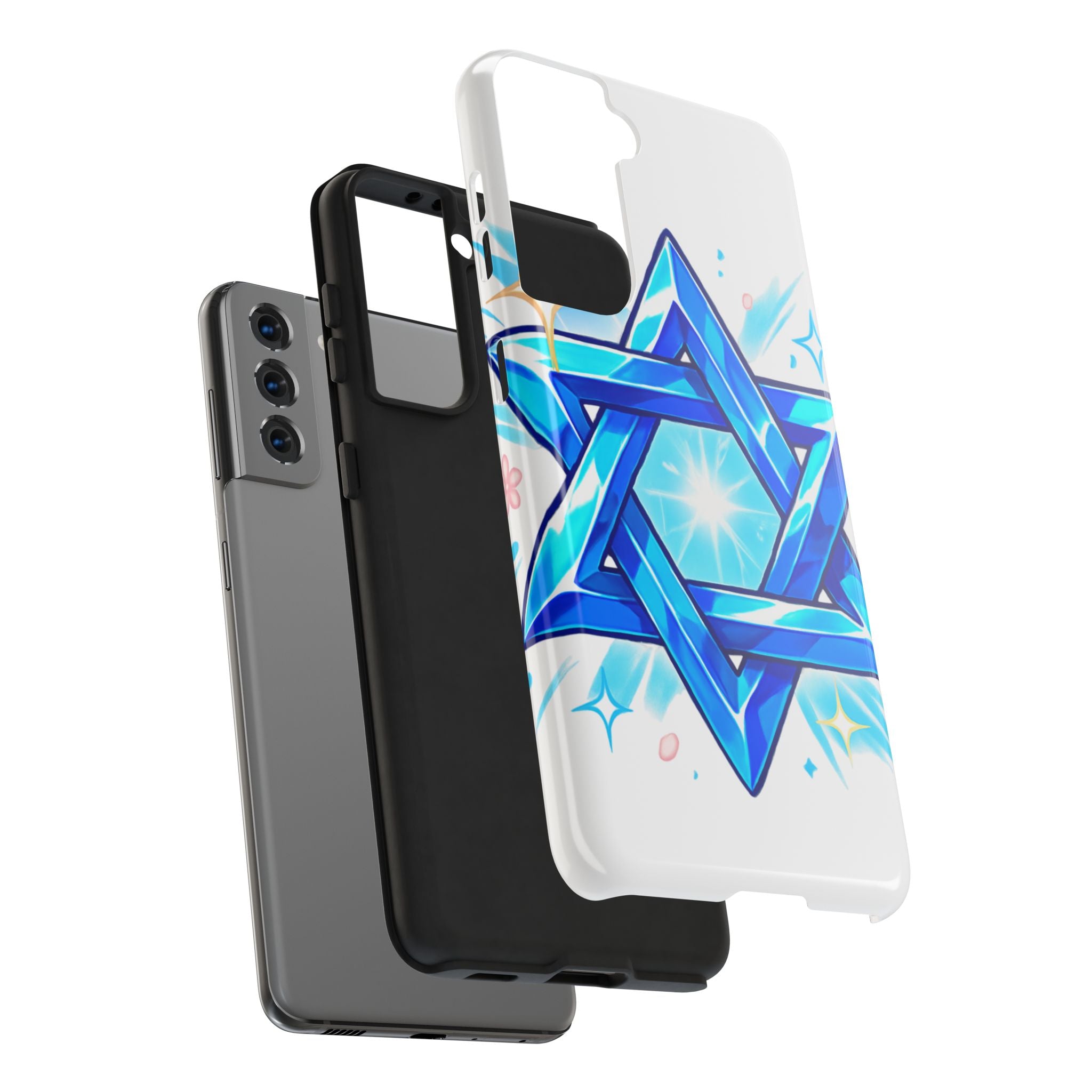 Star of David Blue Phone Case — Jewish Protection Design | Jewish Gift