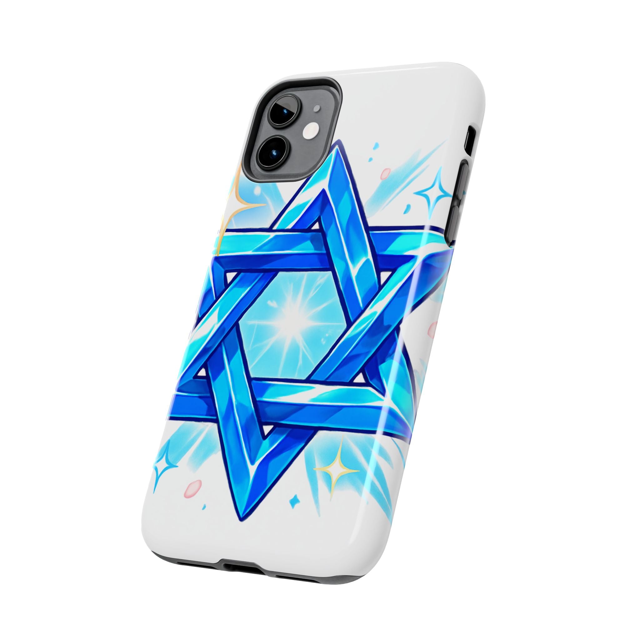 Star of David Blue Phone Case — Jewish Protection Design | Jewish Gift
