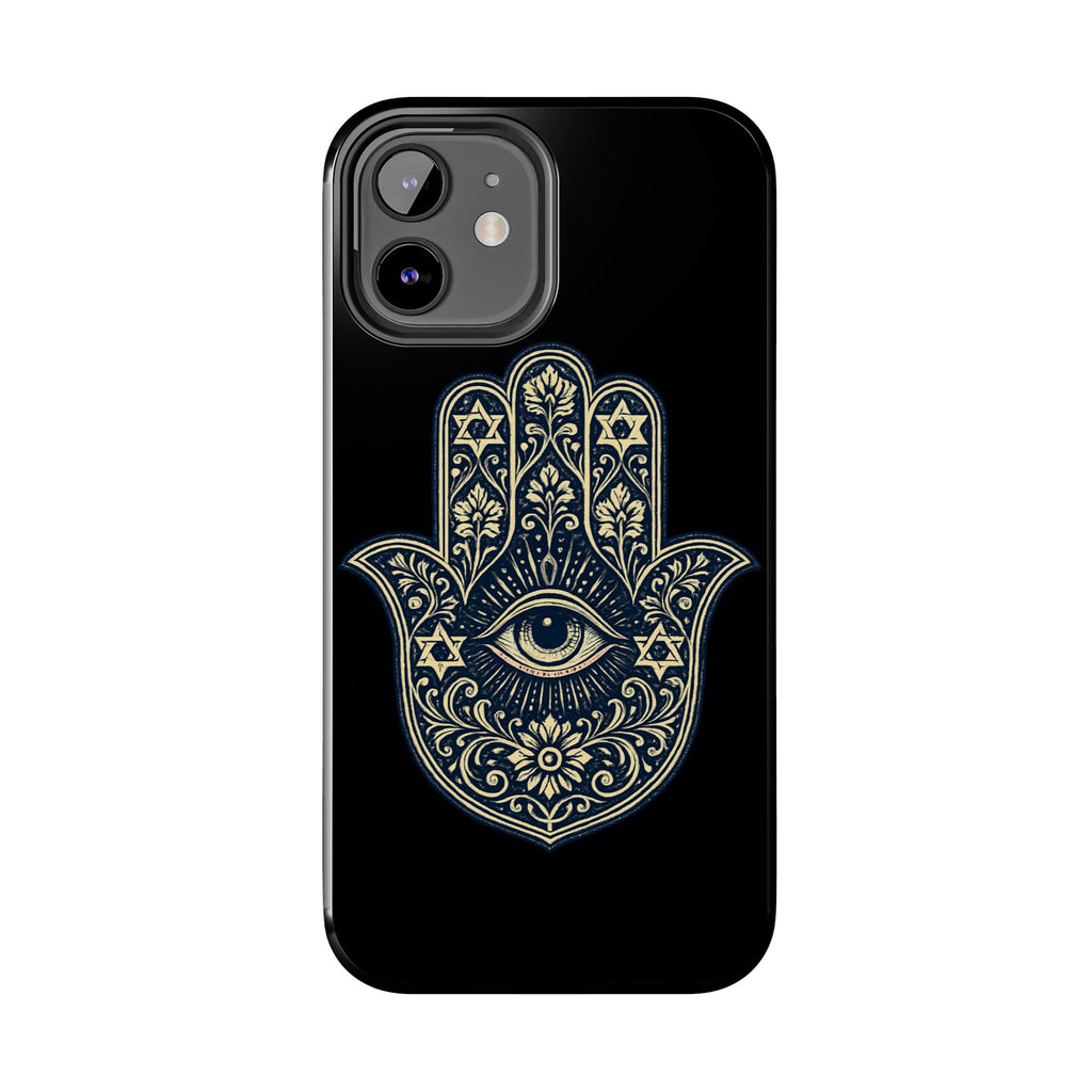 Hamsa Eye Tough Phone Case — Protective Spiritual Phone Cover