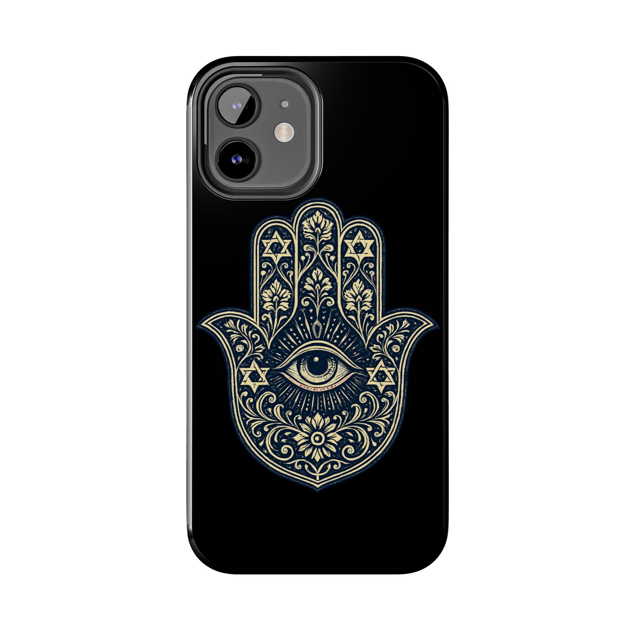 Hamsa Eye Tough Phone Case — Protective Spiritual Phone Cover