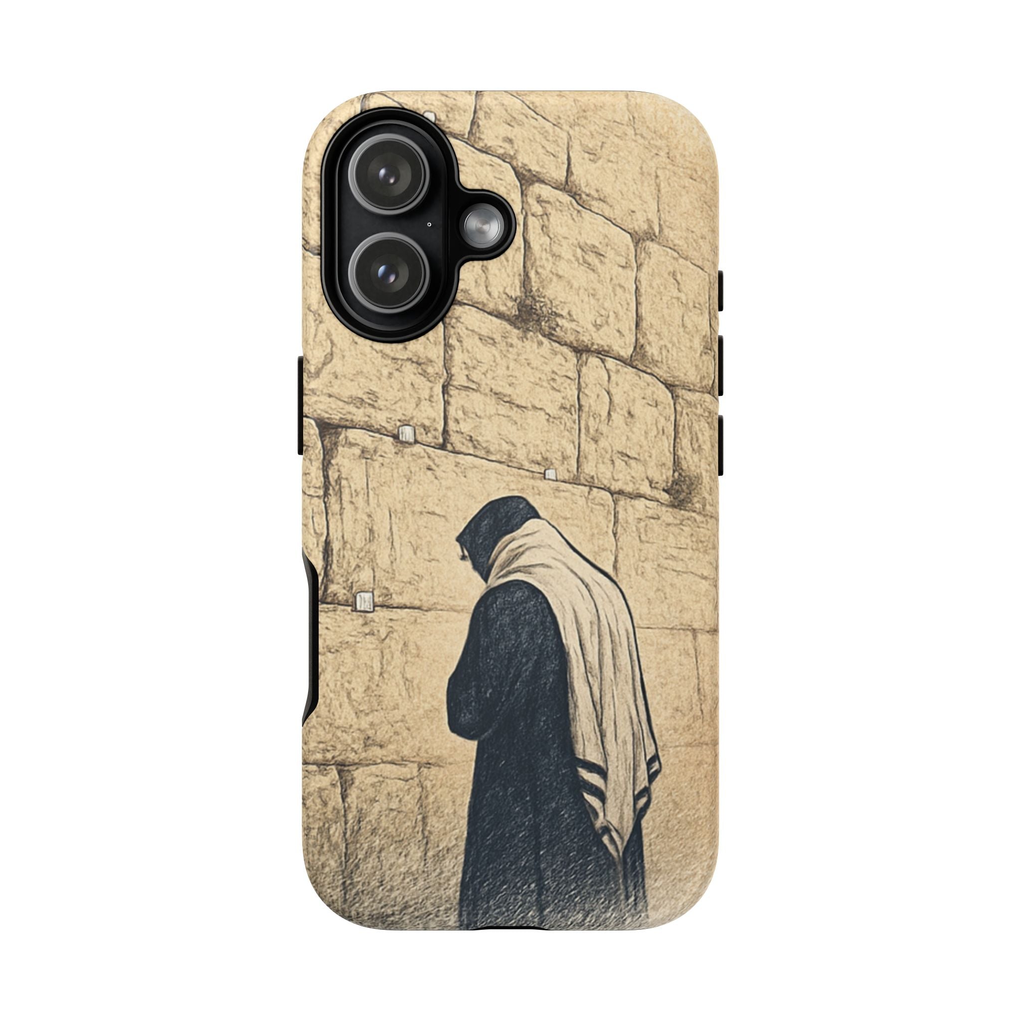 Western Wall Prayer Phone Case — Jewish Prayer Design Tough Cases