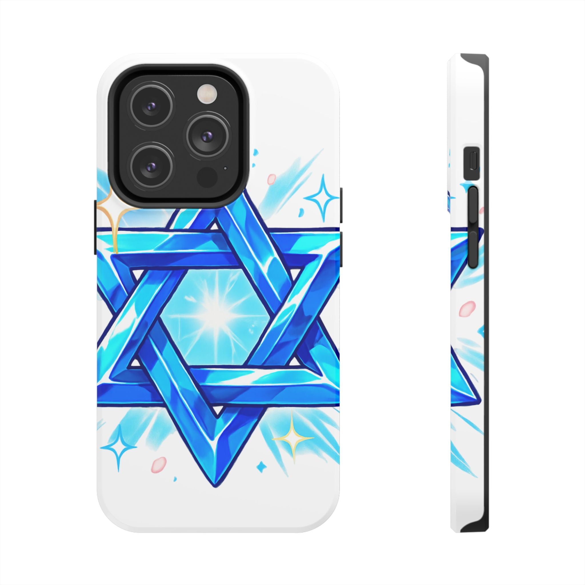 Star of David Blue Phone Case — Jewish Protection Design | Jewish Gift