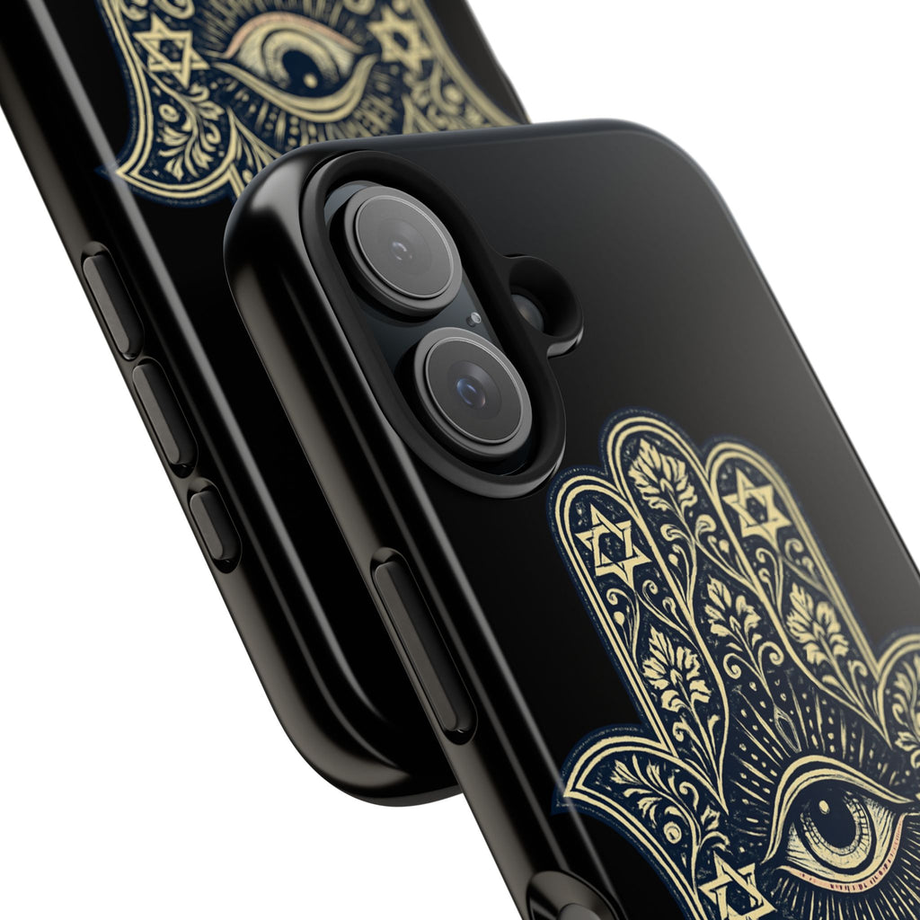 Hamsa Eye Tough Phone Case — Protective Spiritual Phone Cover
