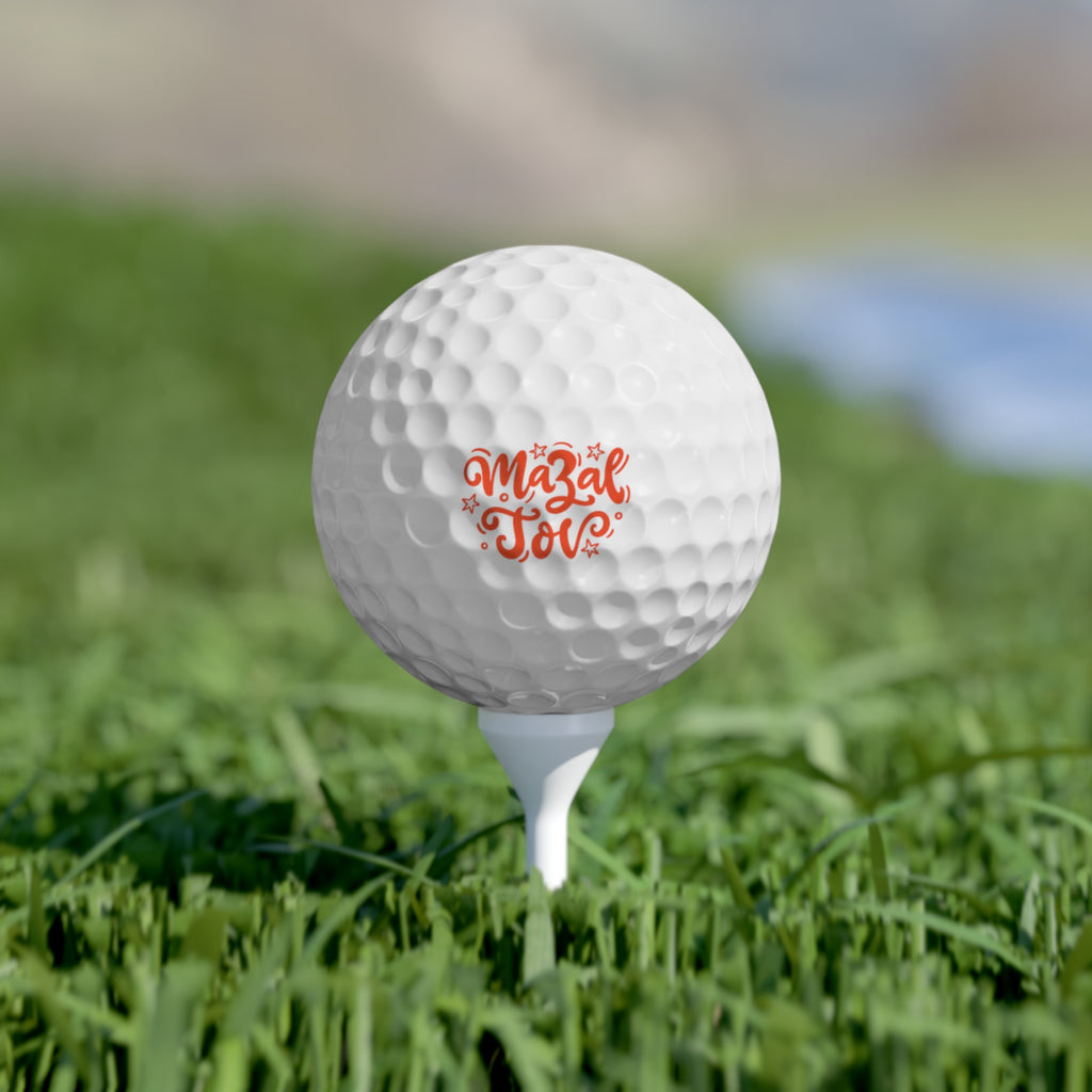 Mazel Tov Golf Balls, 6pcs