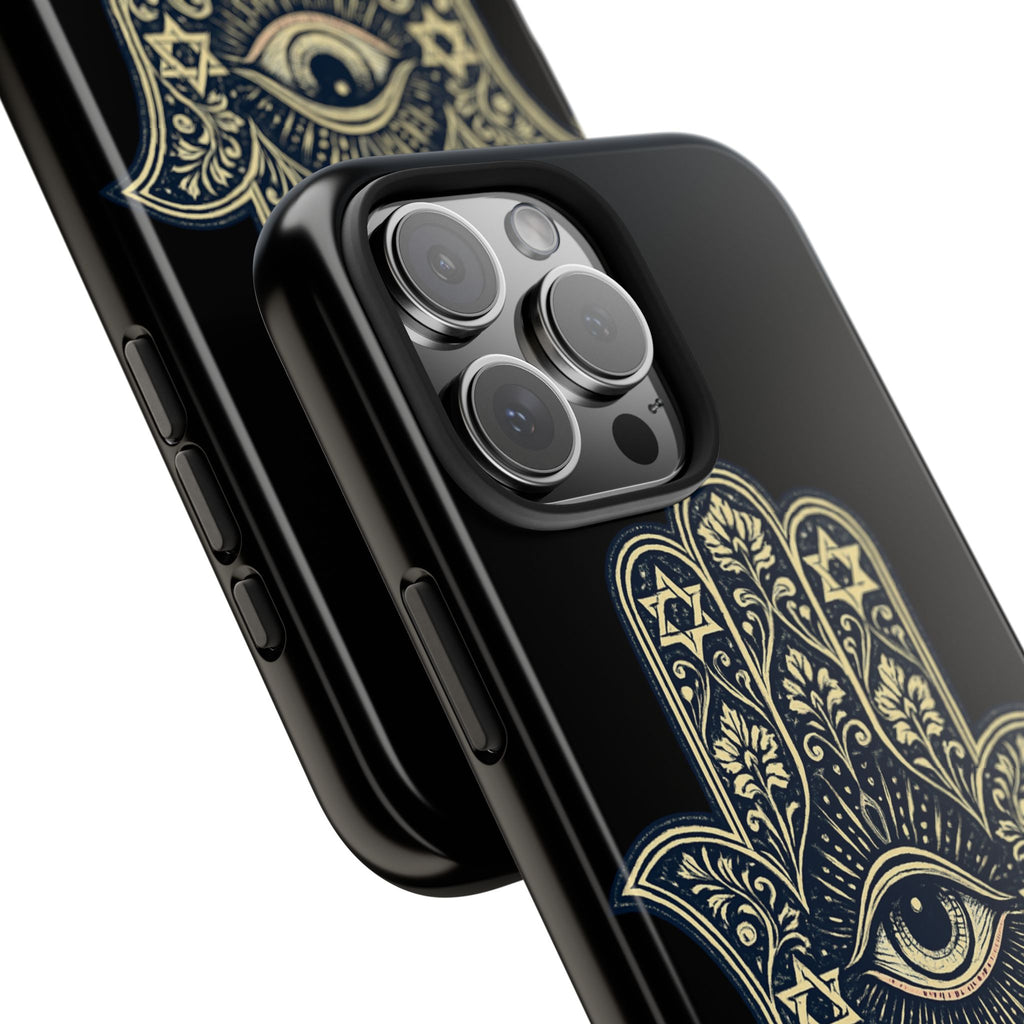 Hamsa Eye Tough Phone Case — Protective Spiritual Phone Cover
