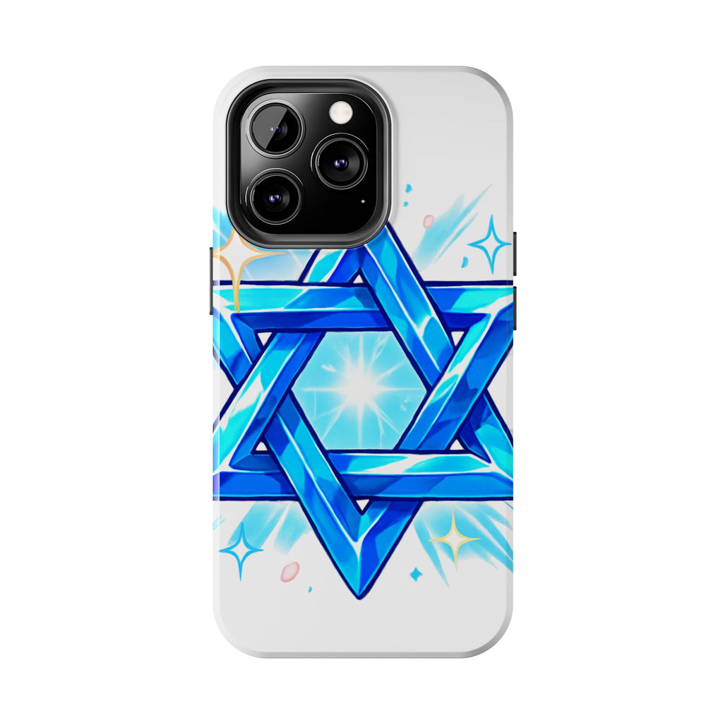 Star of David Blue Phone Case — Jewish Protection Design | Jewish Gift