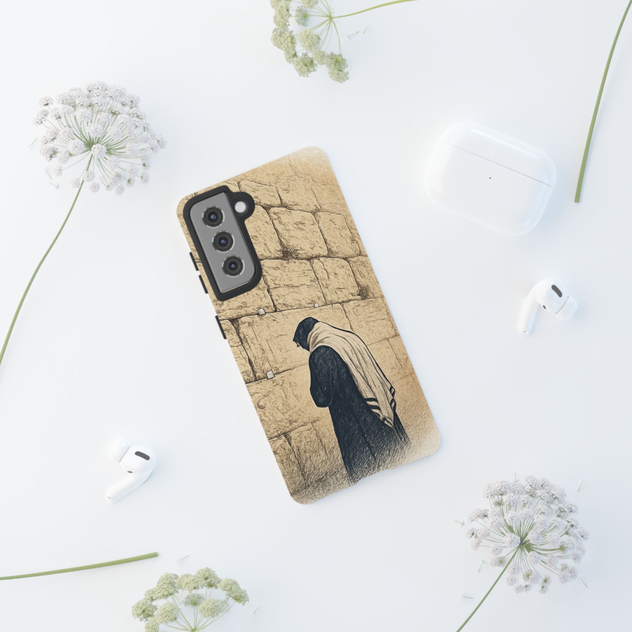 Western Wall Prayer Phone Case — Jewish Prayer Design Tough Cases