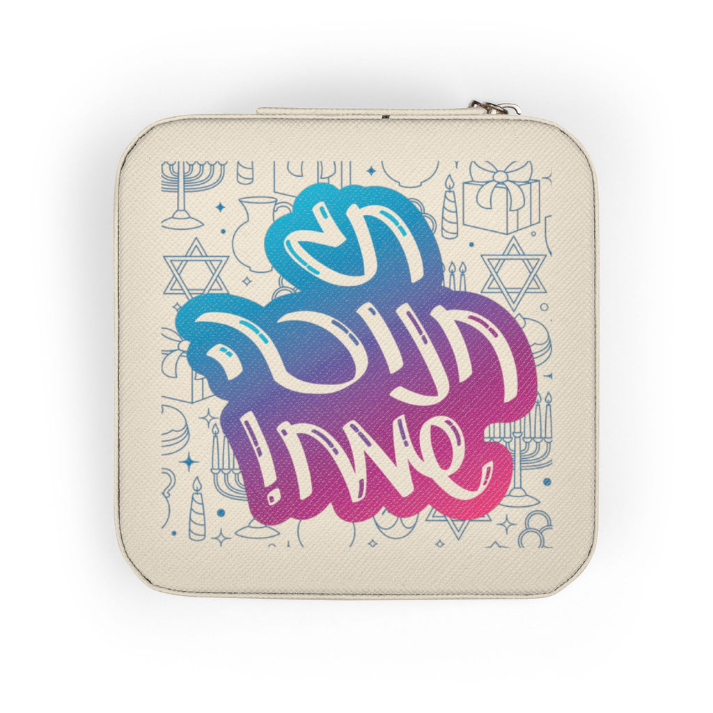 Compact Jewelry Travel Case — Cute Pink Organizer with Ring & Earring Compartments